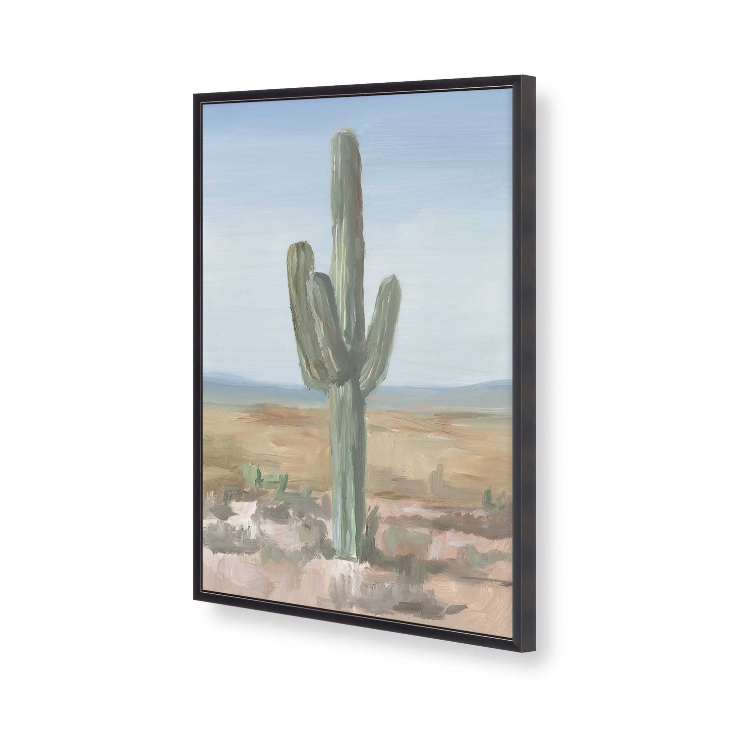 [Color:Weathered Zinc], Picture of art in a Weathered Zinc frame of the corner
