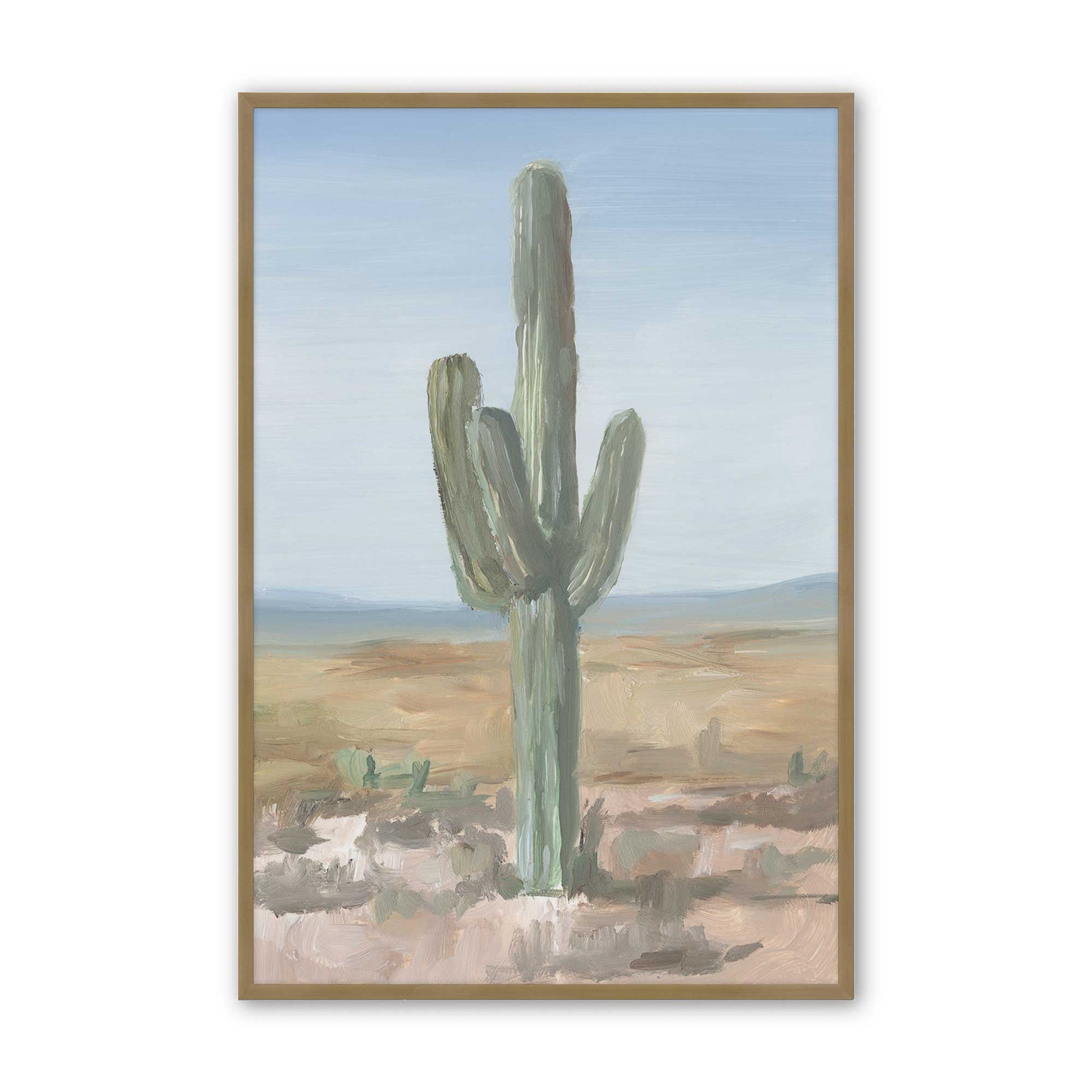 [Color:Brushed Gold], Picture of art in a Brushed Gold frame