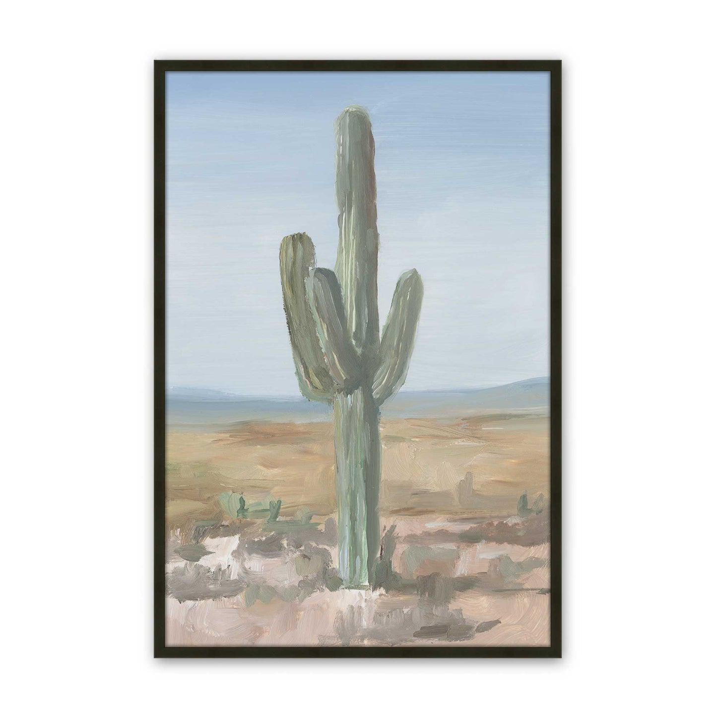 [Color:Satin Black], Picture of art in a Satin Black frame