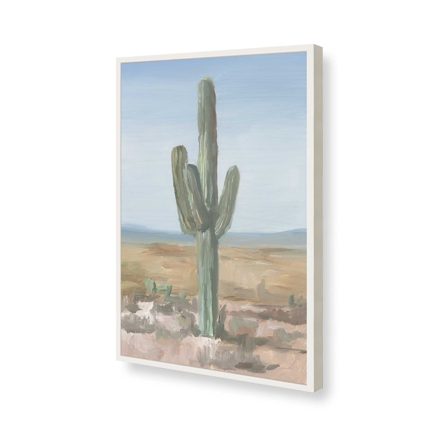 [Color:Opaque White], Picture of art in a Opaque White frame of the corner