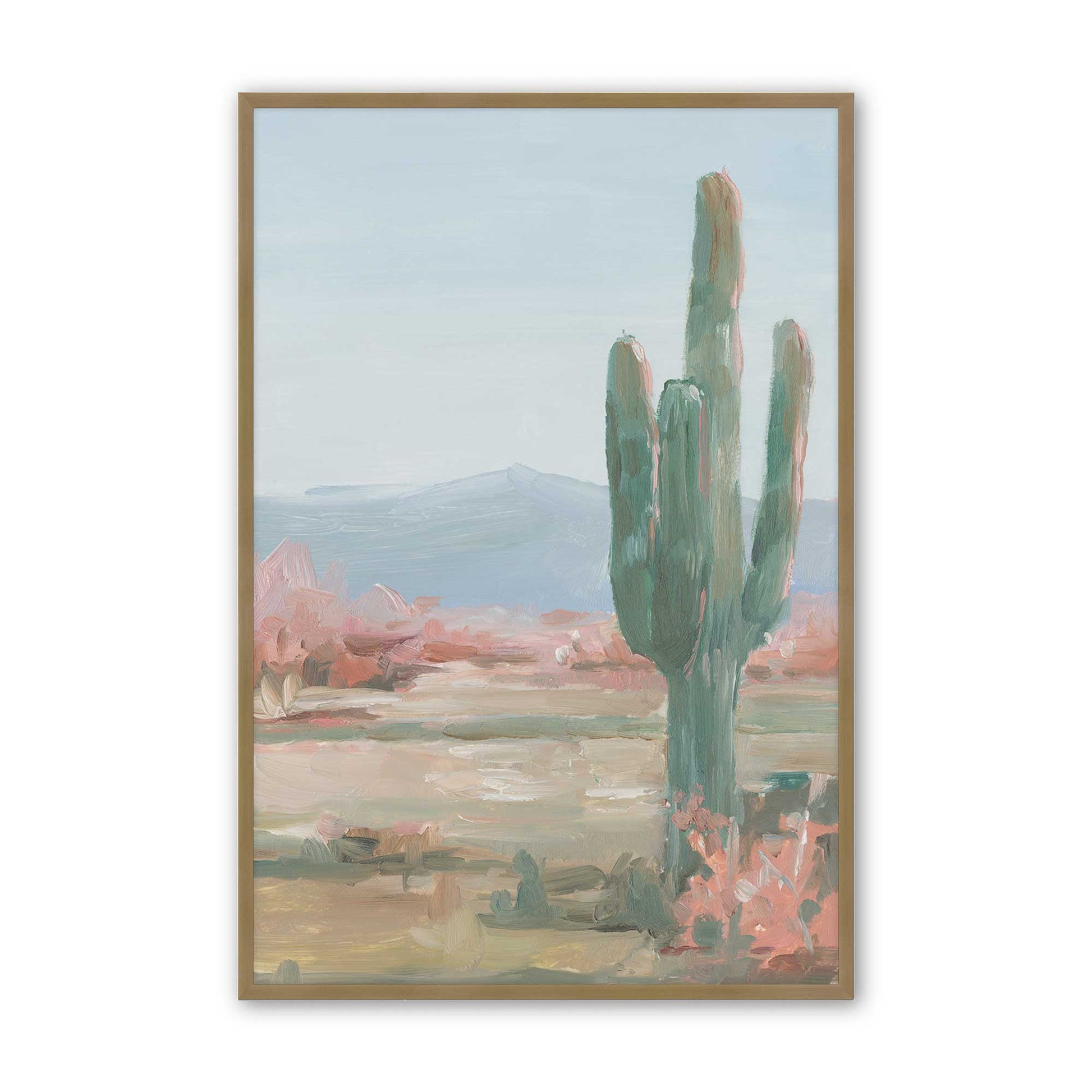 [Color:Brushed Gold], Picture of art in a Brushed Gold frame