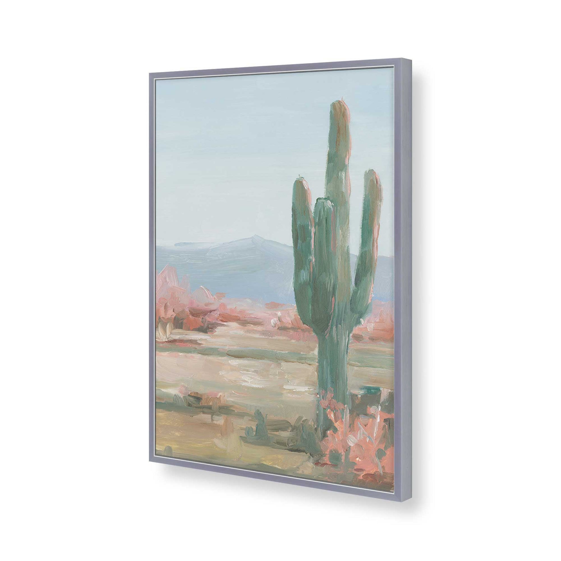 [Color:Polished Chrome], Picture of art in a Polished Chrome frame of the corner