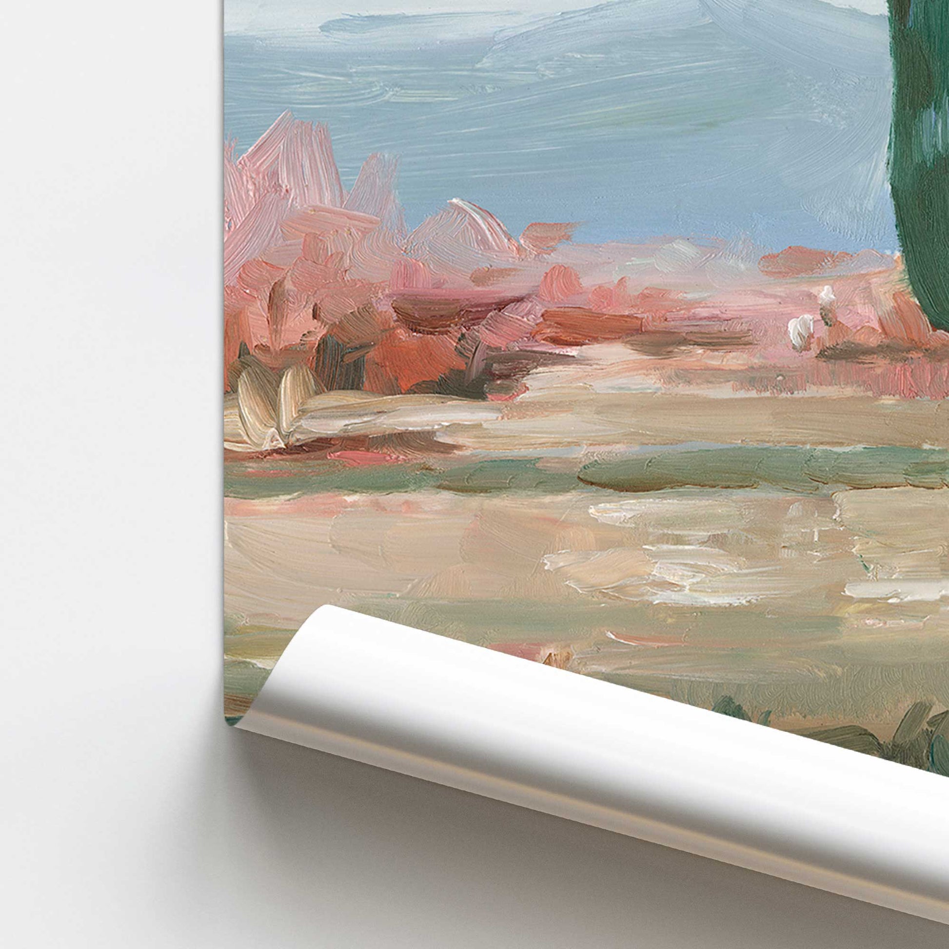 [color:Rolled Print], Picture of close up of art