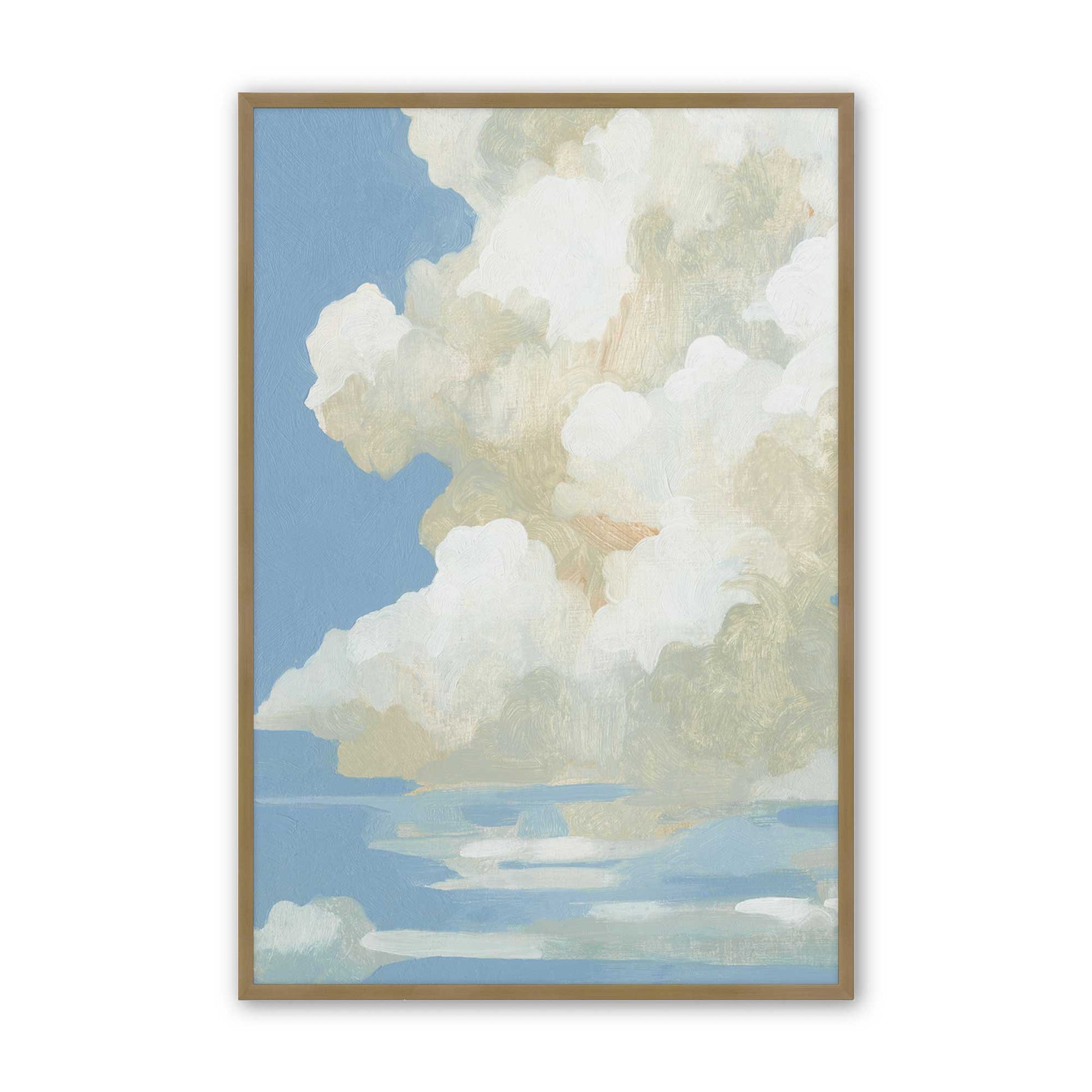 [Color:Brushed Gold], Picture of art in a Brushed Gold frame