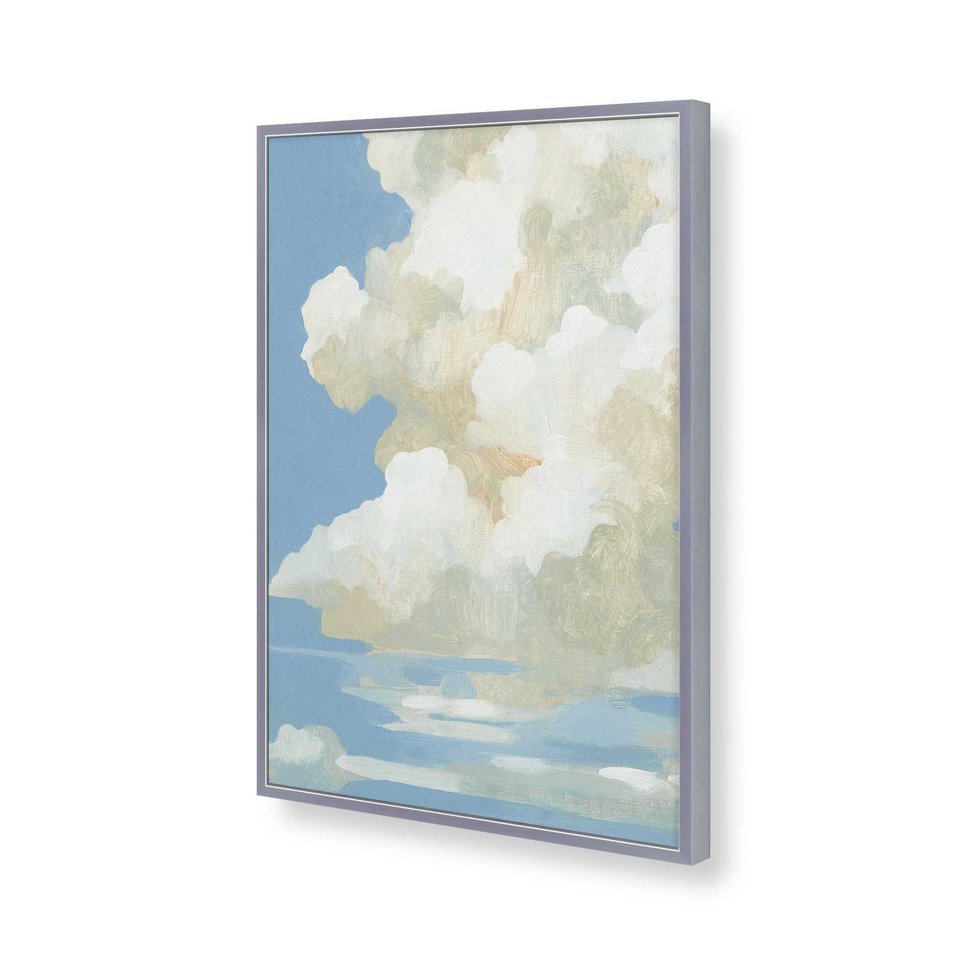 [Color:Polished Chrome], Picture of art in a Polished Chrome frame of the corner