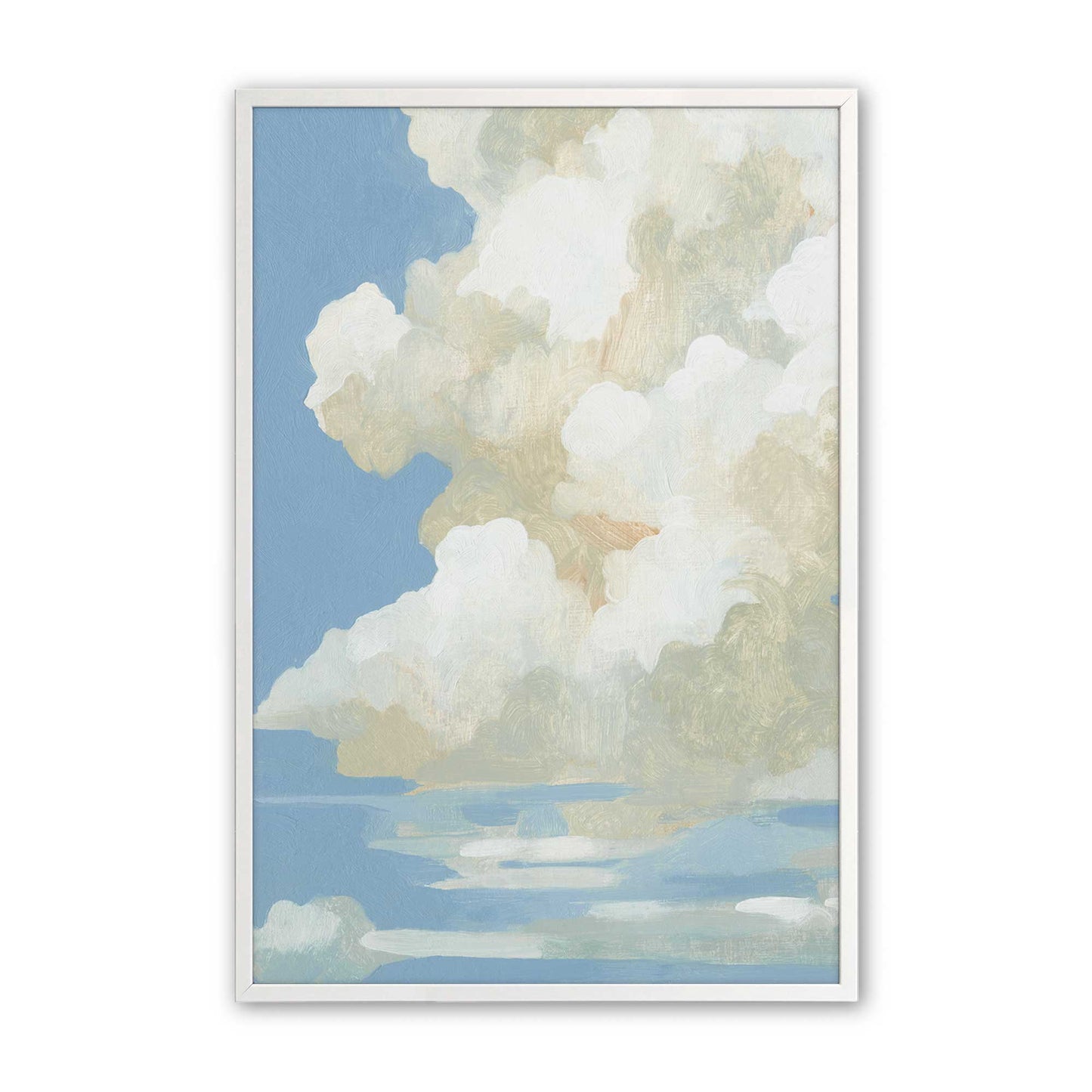 [Color:Opaque White], Picture of art in a Opaque White frame