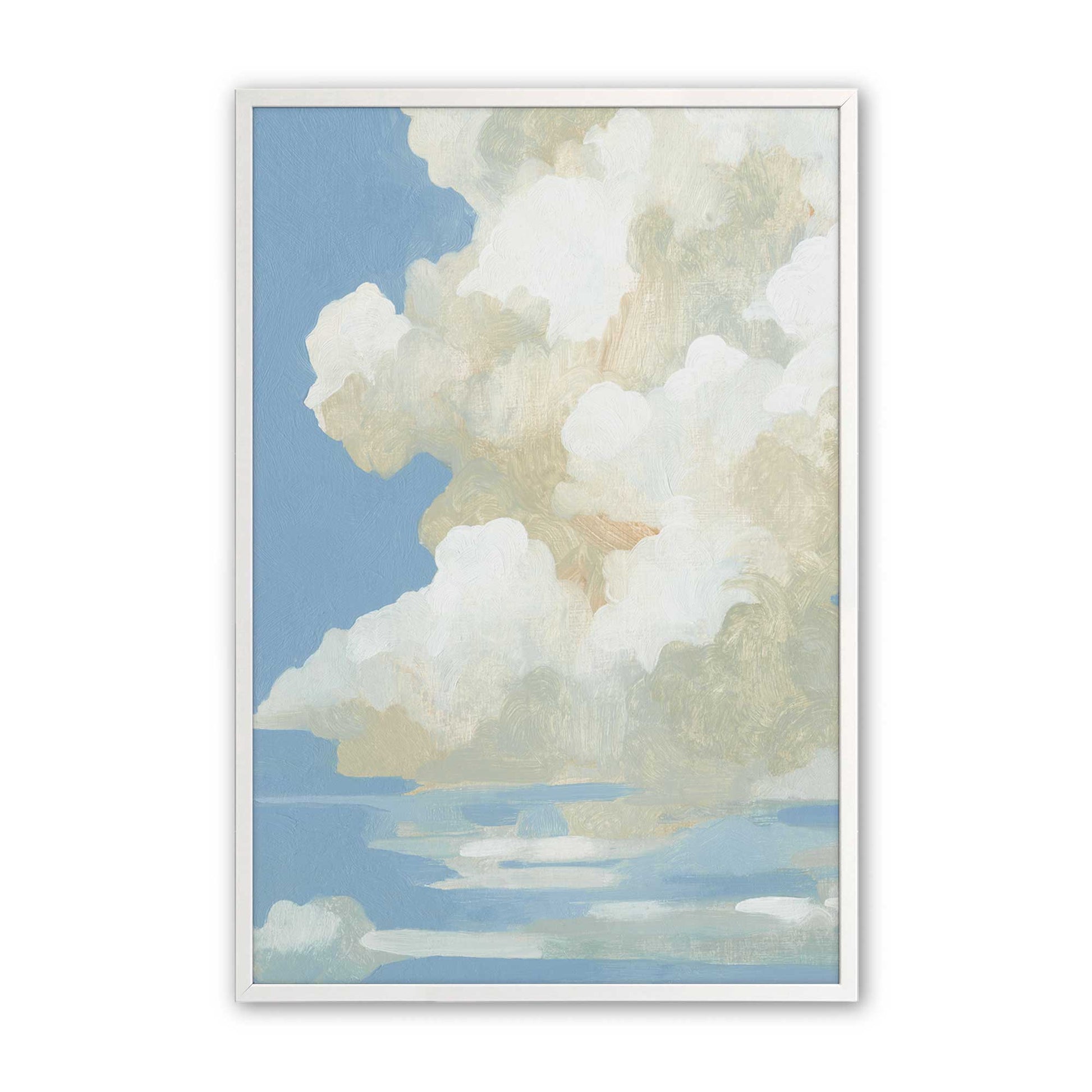 [Color:Opaque White], Picture of art in a Opaque White frame