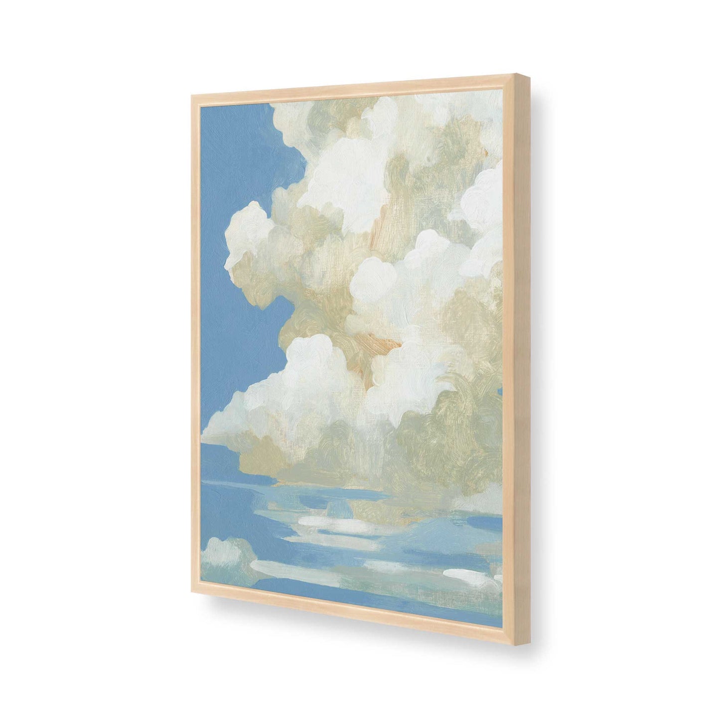 [Color:Raw Maple], Picture of art in a Raw Maple frame of the corner