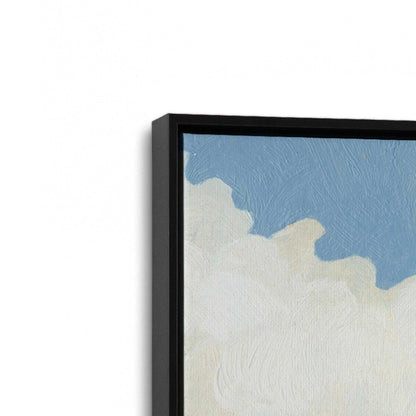 [Color:Satin Black], Picture of art in a Satin Black frame at an angle