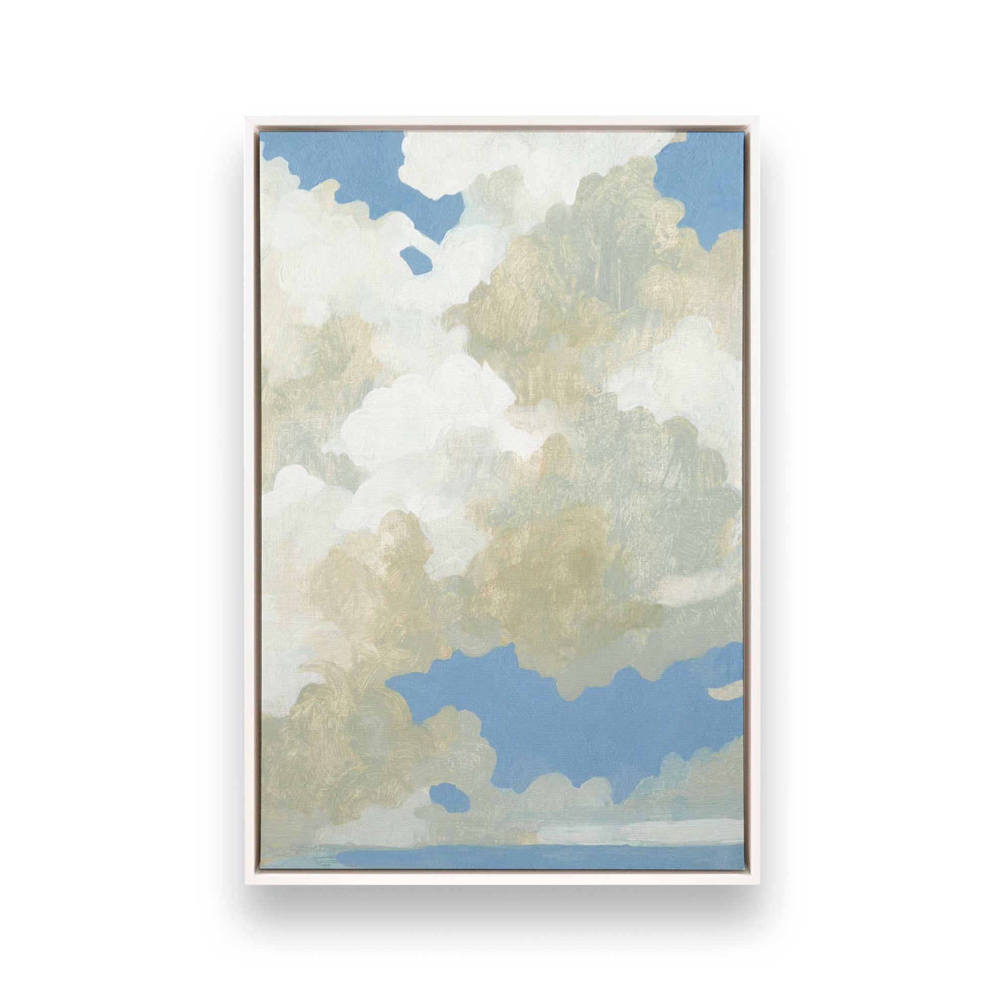 [Color:Opaque White], Picture of art in a White frame