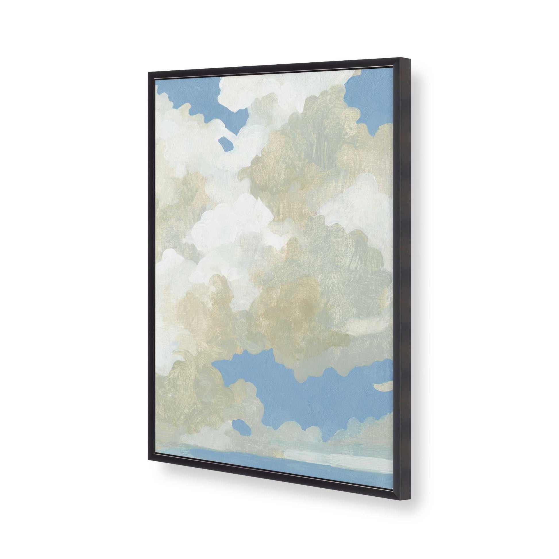 [Color:Weathered Zinc], Picture of art in a Weathered Zinc frame of the corner