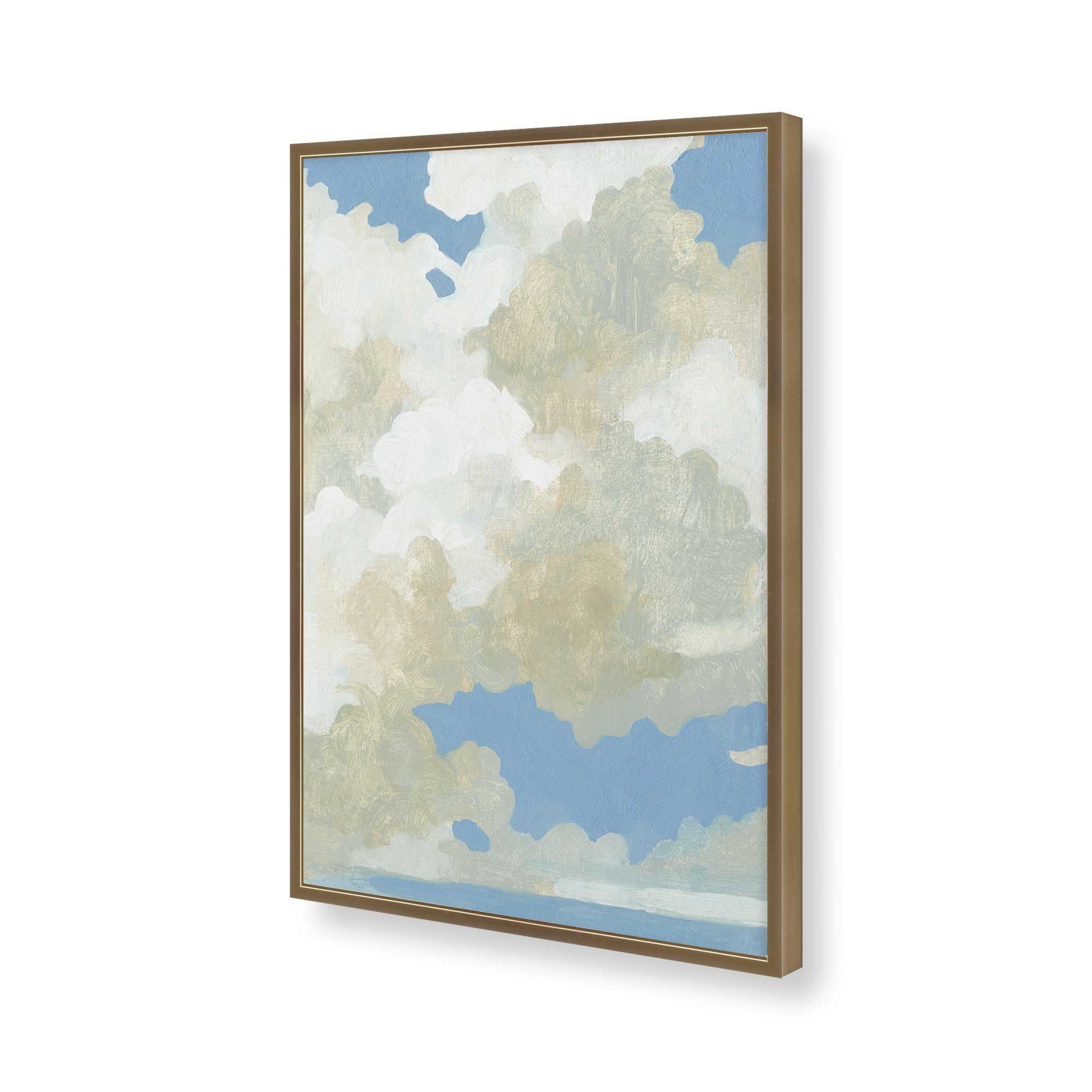 [Color:Brushed Gold], Picture of art in a Brushed Gold frame of the corner
