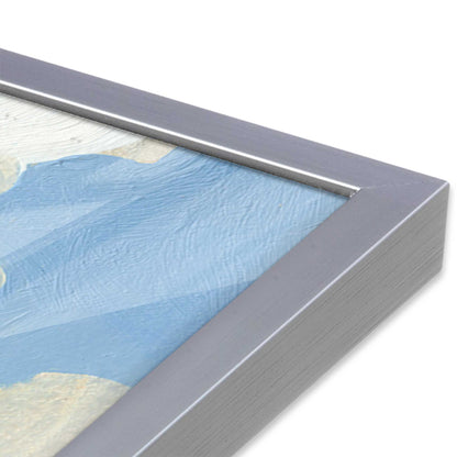 [Color:Polished Chrome], Picture of art in a Polished Chrome frame at an angle
