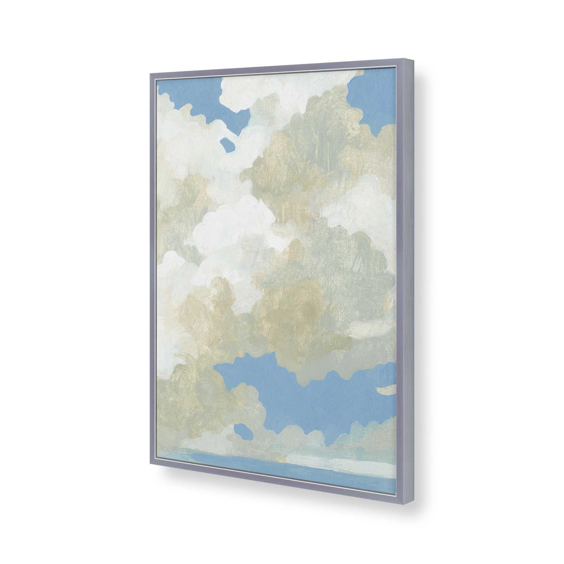 [Color:Polished Chrome], Picture of art in a Polished Chrome frame of the corner