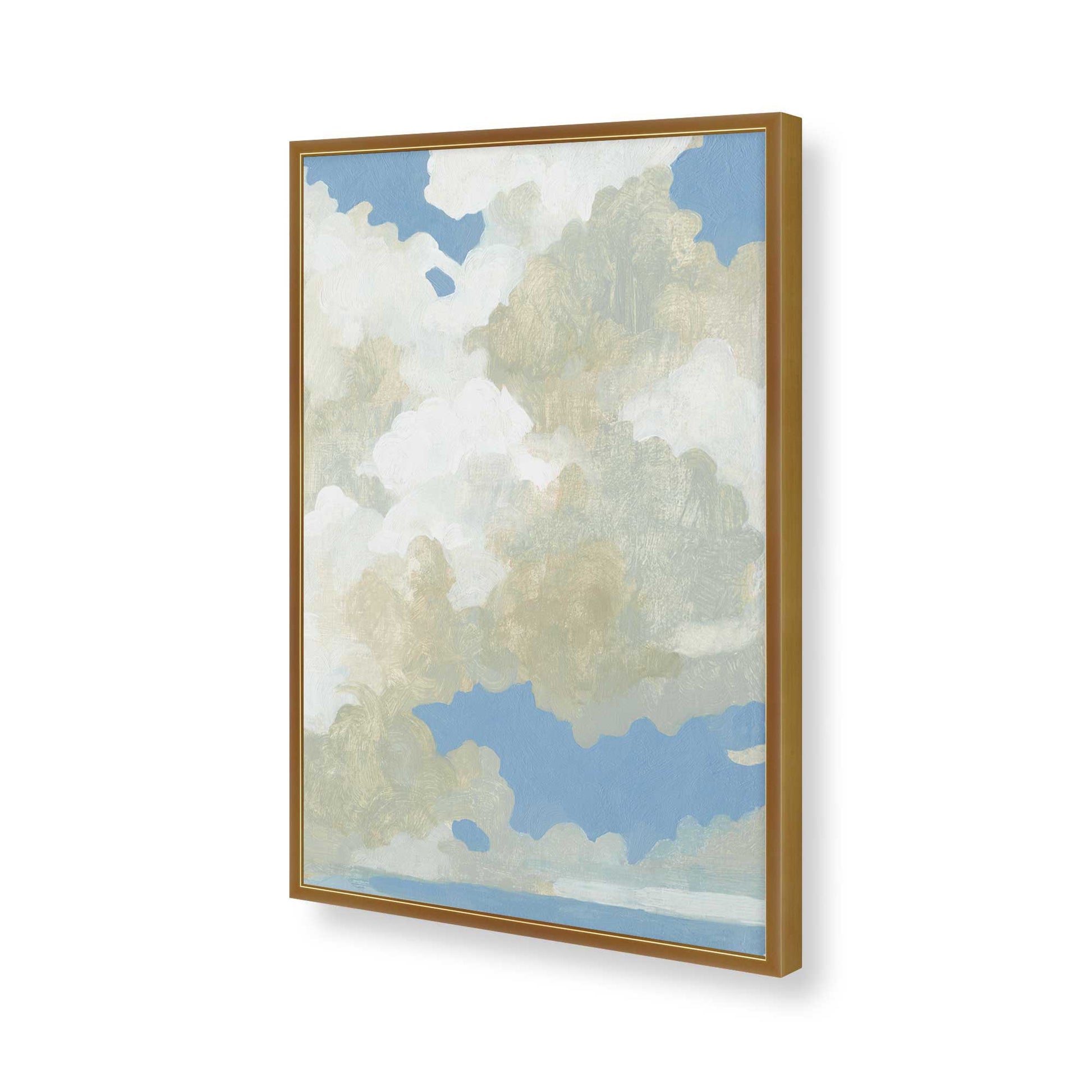 [Color:Polished Gold], Picture of art in a Polished Gold frame of the corner
