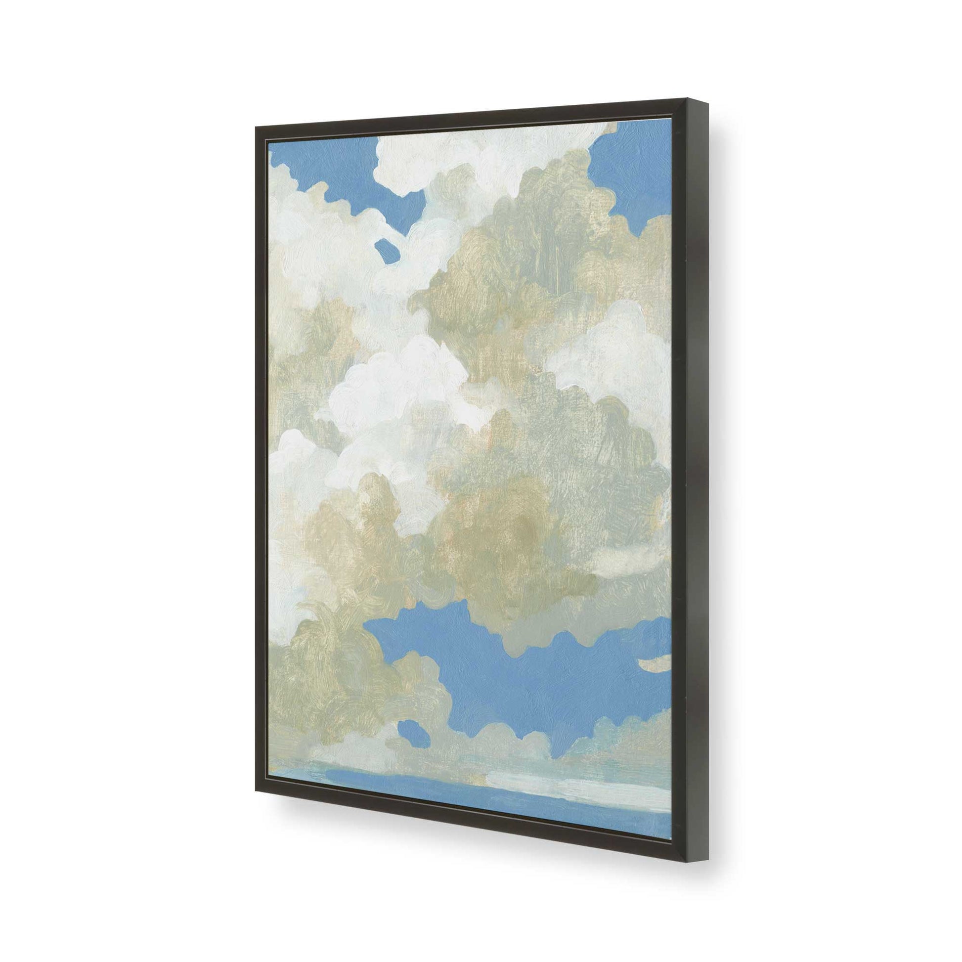 [Color:Satin Black], Picture of art in a Satin Black frame of the corner