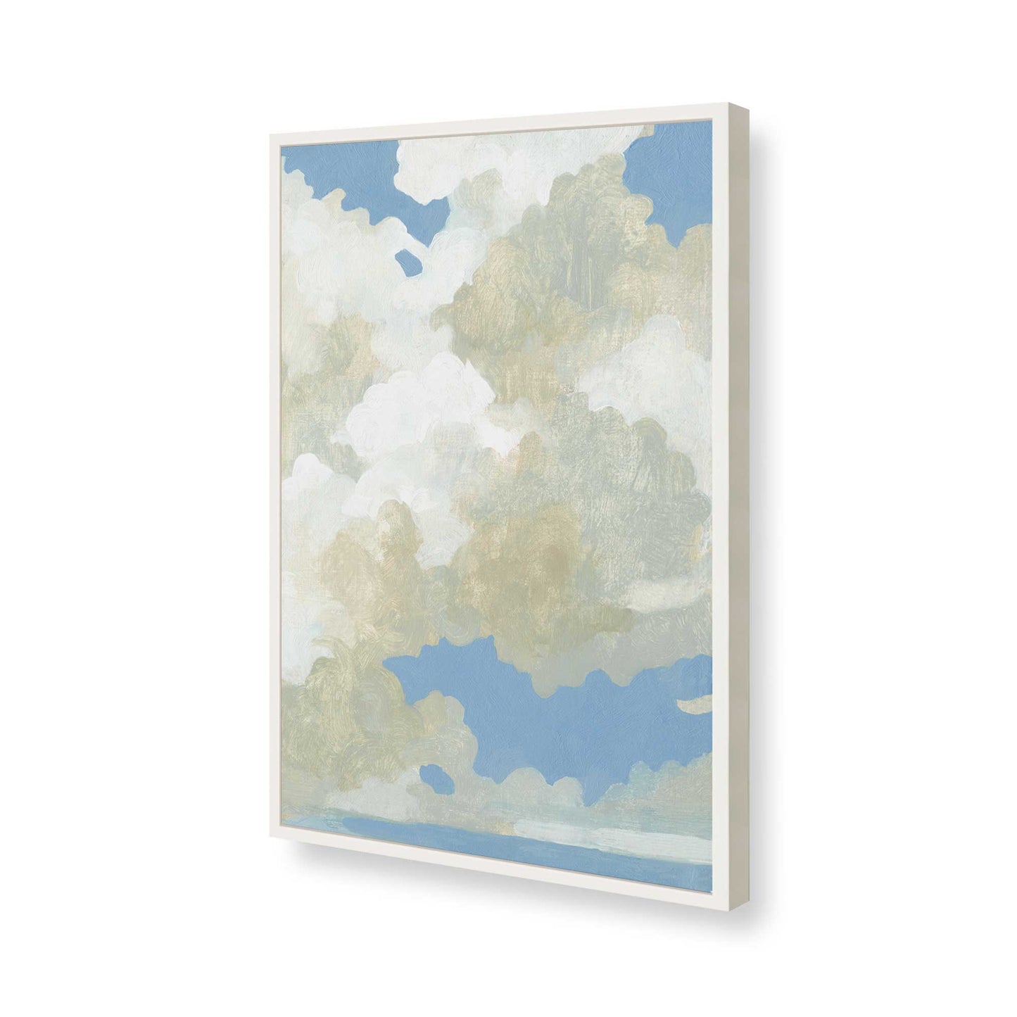[Color:Opaque White], Picture of art in a Opaque White frame of the corner