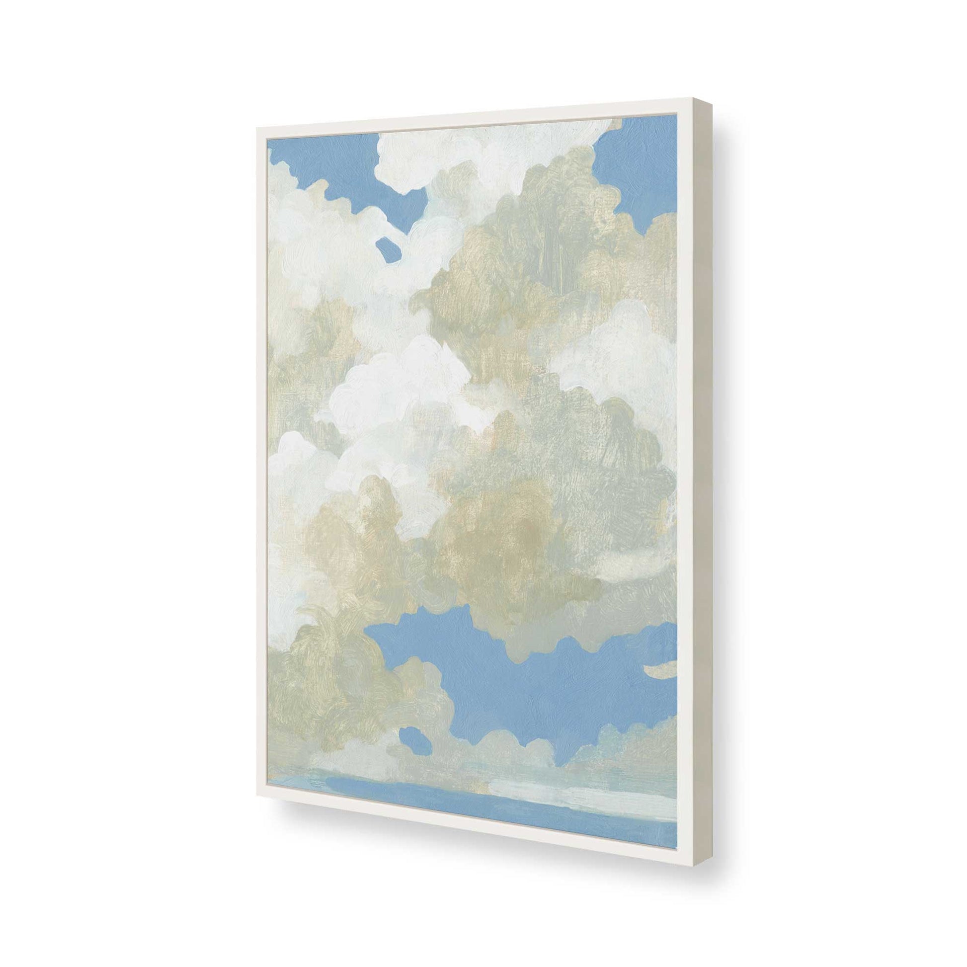 [Color:Opaque White], Picture of art in a Opaque White frame of the corner