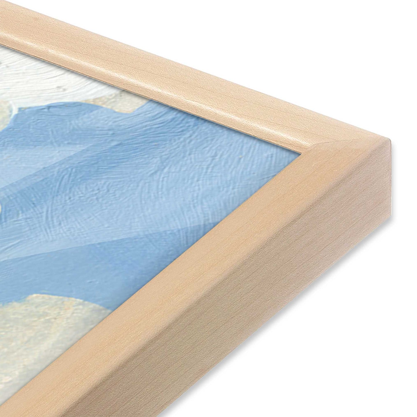 [Color:Raw Maple], Picture of art in a Raw Maple frame at an angle