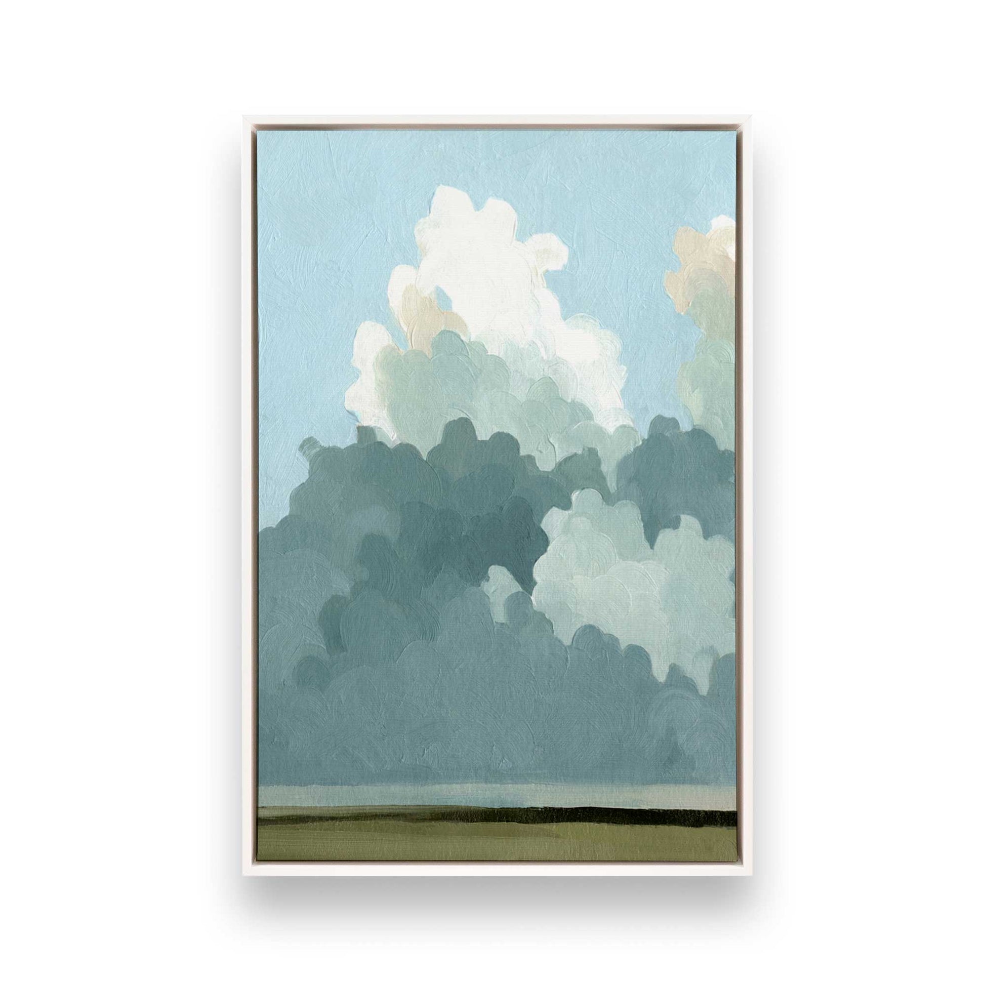 [Color:Opaque White], Picture of art in a White frame