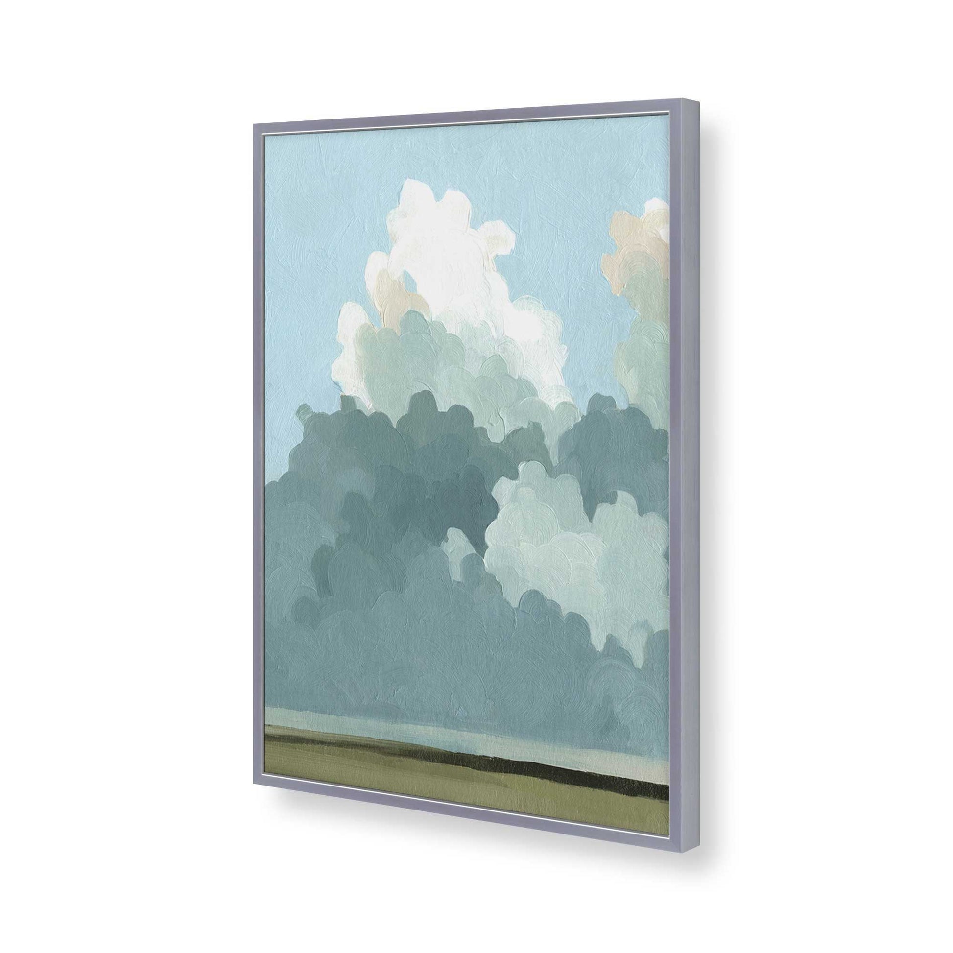 [Color:Polished Chrome], Picture of art in a Polished Chrome frame of the corner