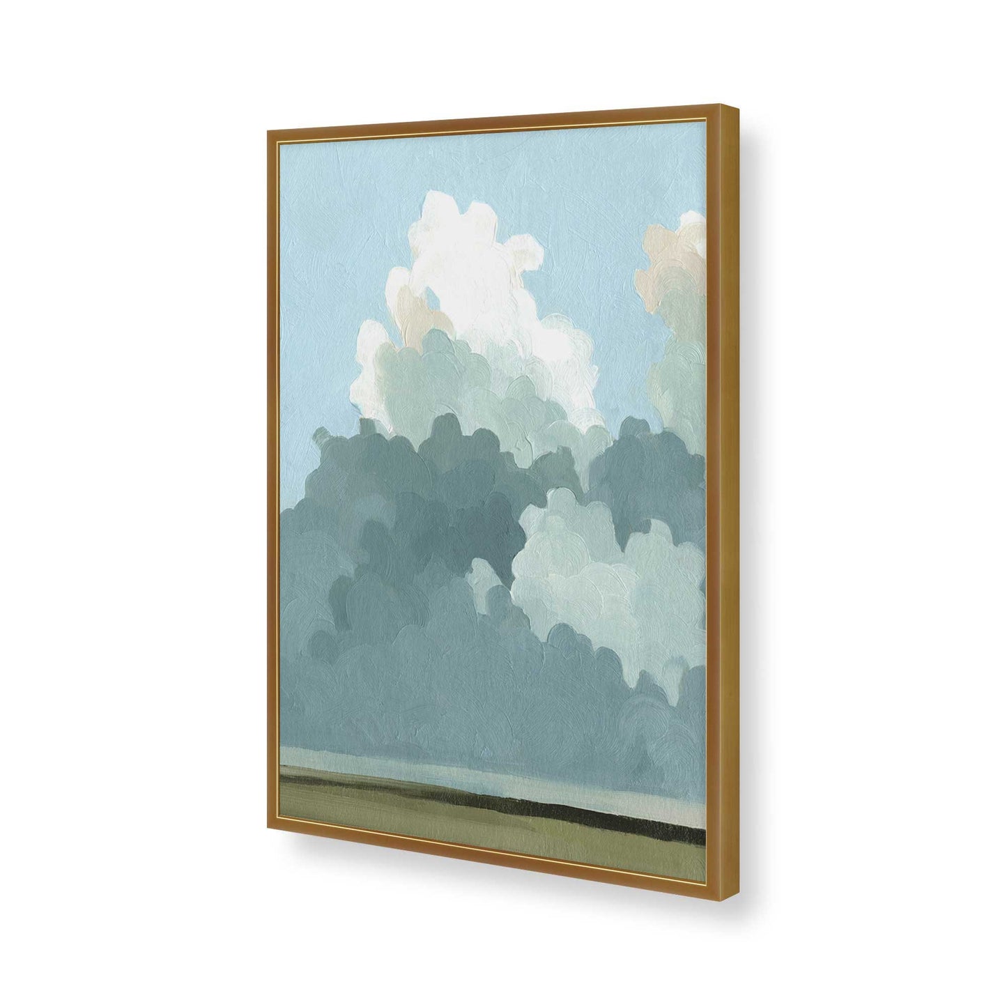 [Color:Polished Gold], Picture of art in a Polished Gold frame of the corner