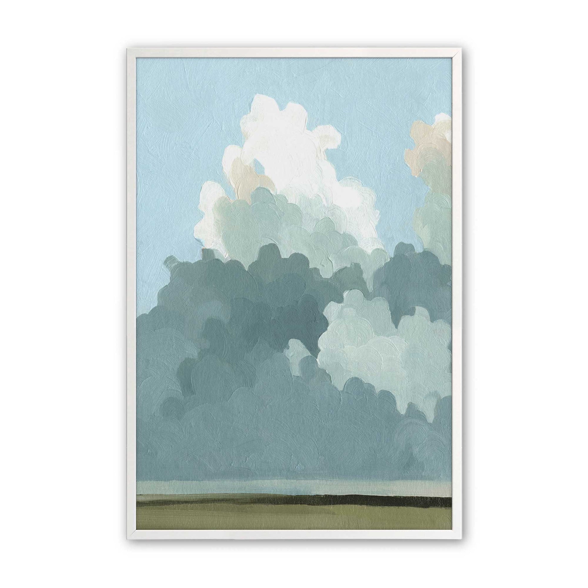 [Color:Opaque White], Picture of art in a Opaque White frame