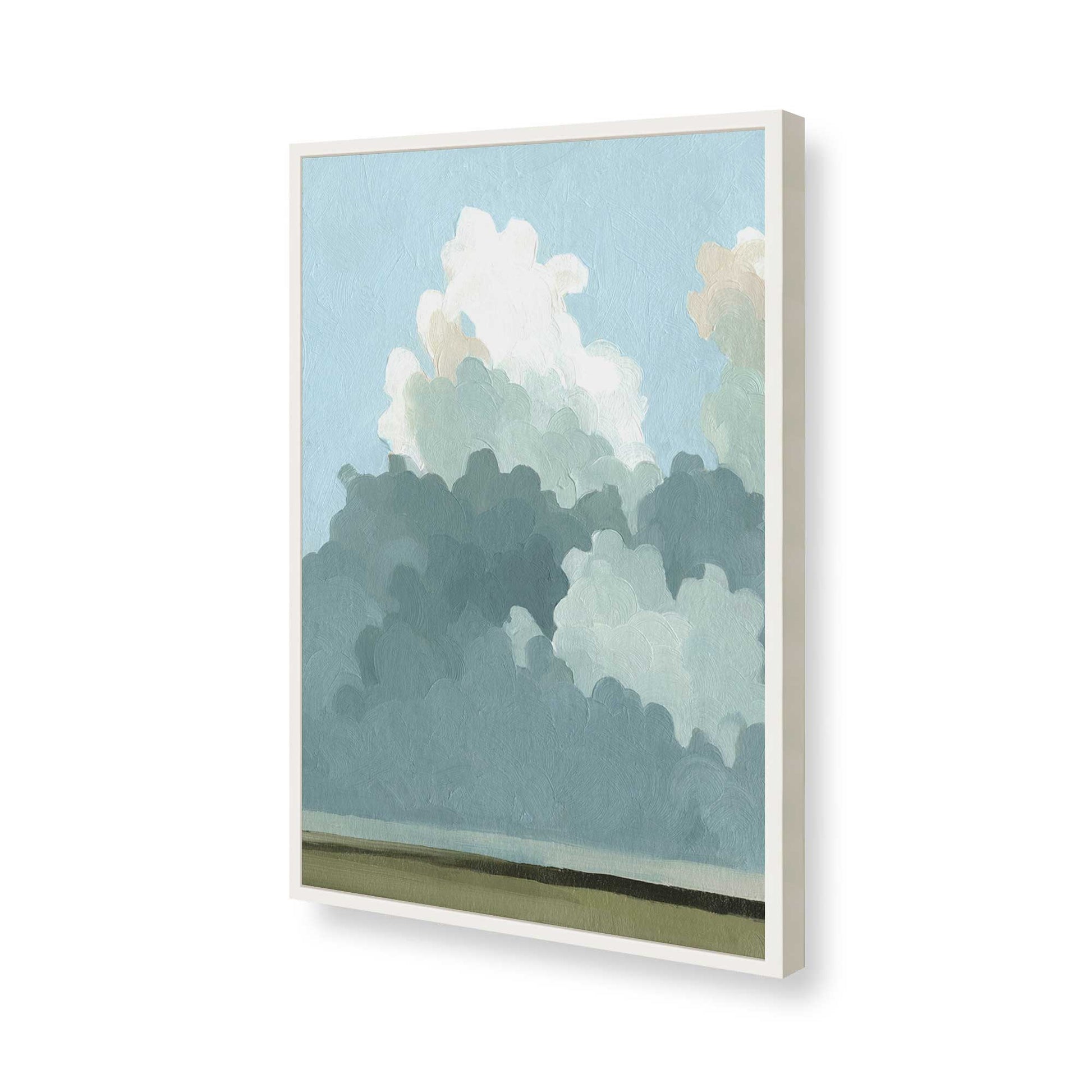 [Color:Opaque White], Picture of art in a Opaque White frame of the corner