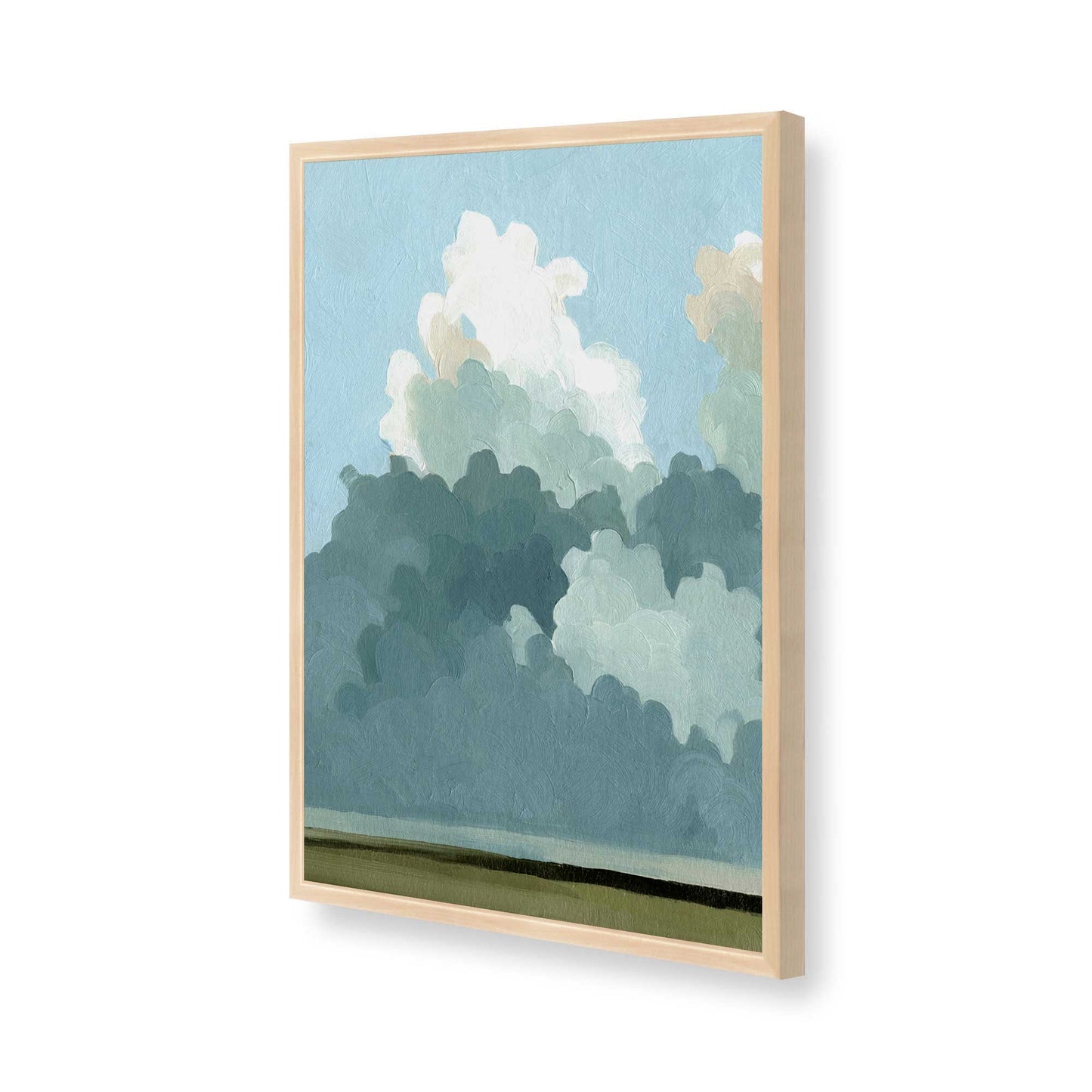 [Color:Raw Maple], Picture of art in a Raw Maple frame of the corner