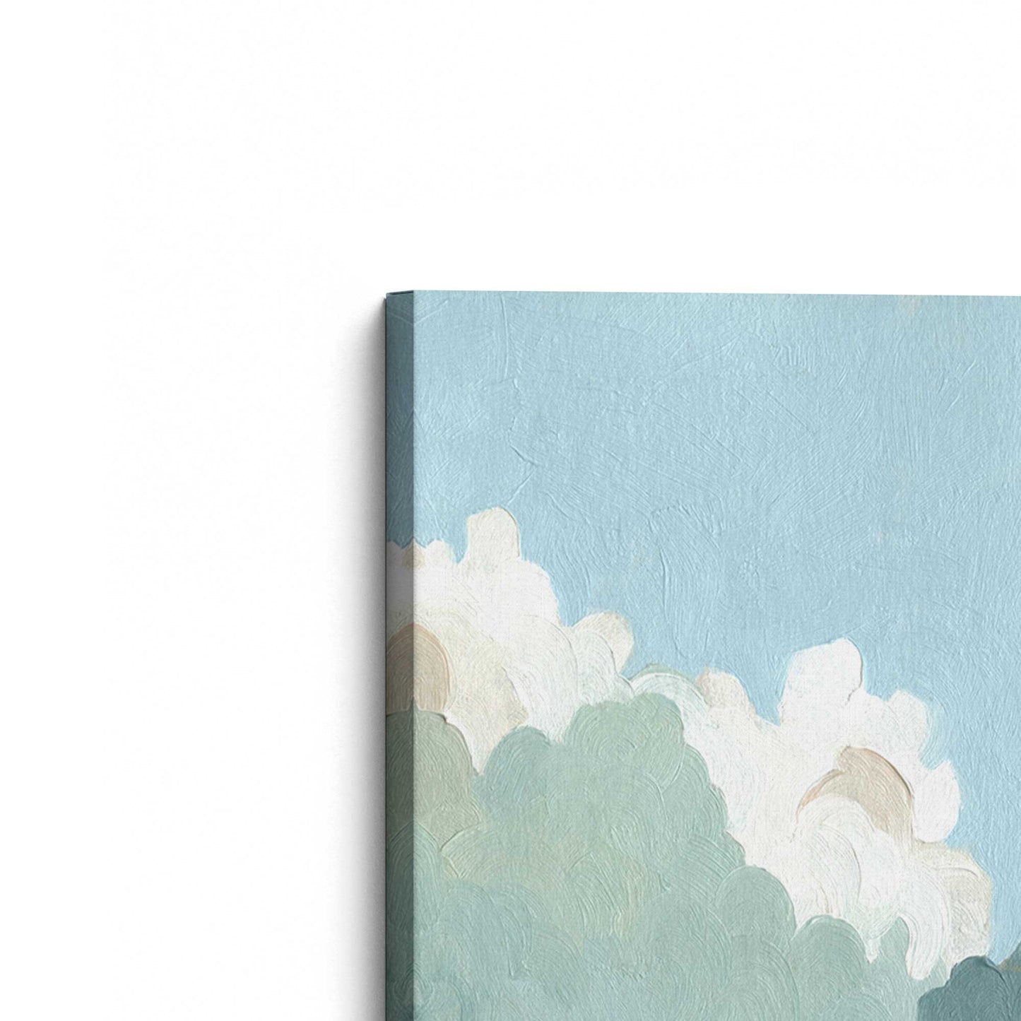 [Color:Stretched Canvas], Picture of the corner of the art