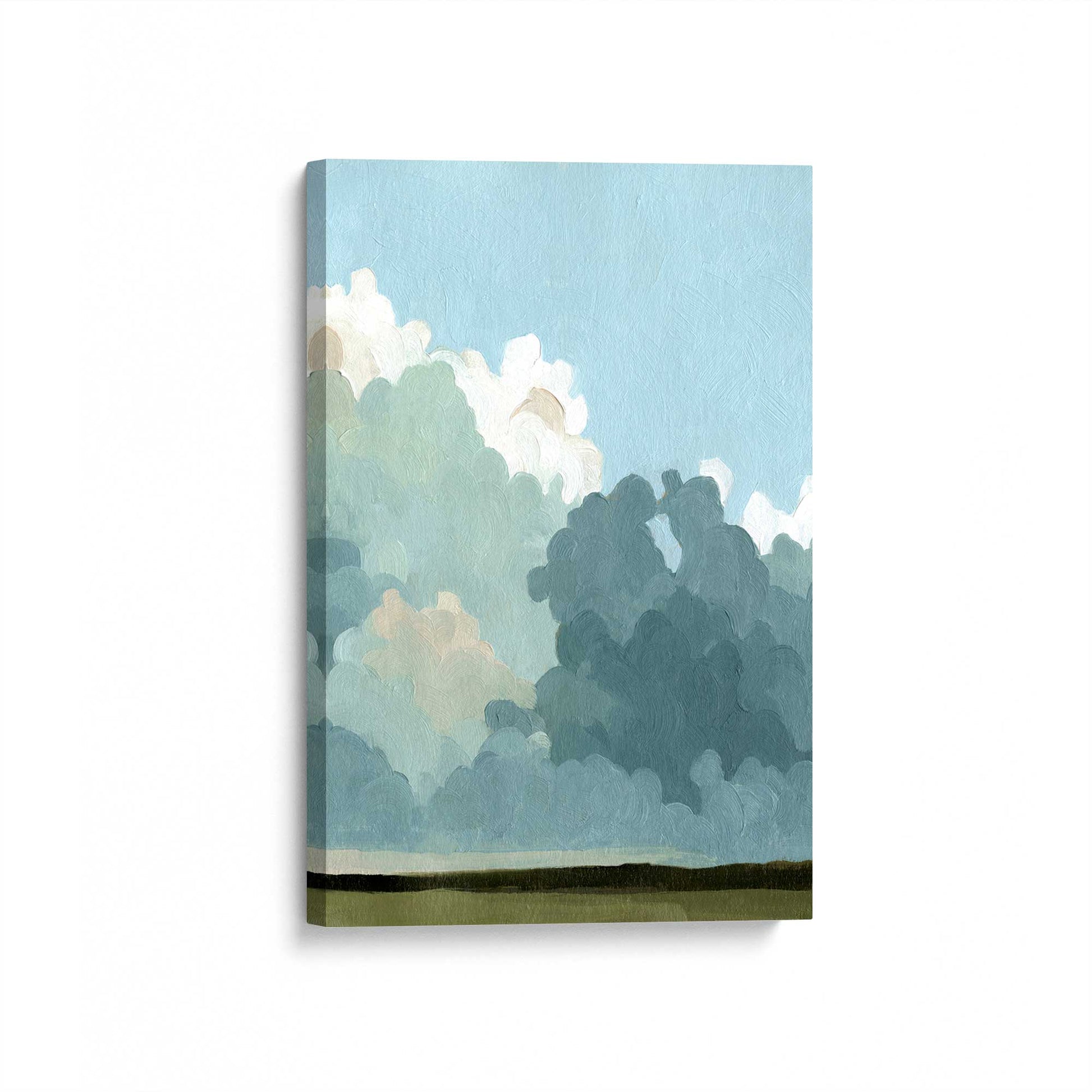 [Color:Stretched Canvas], Picture of art at an angle