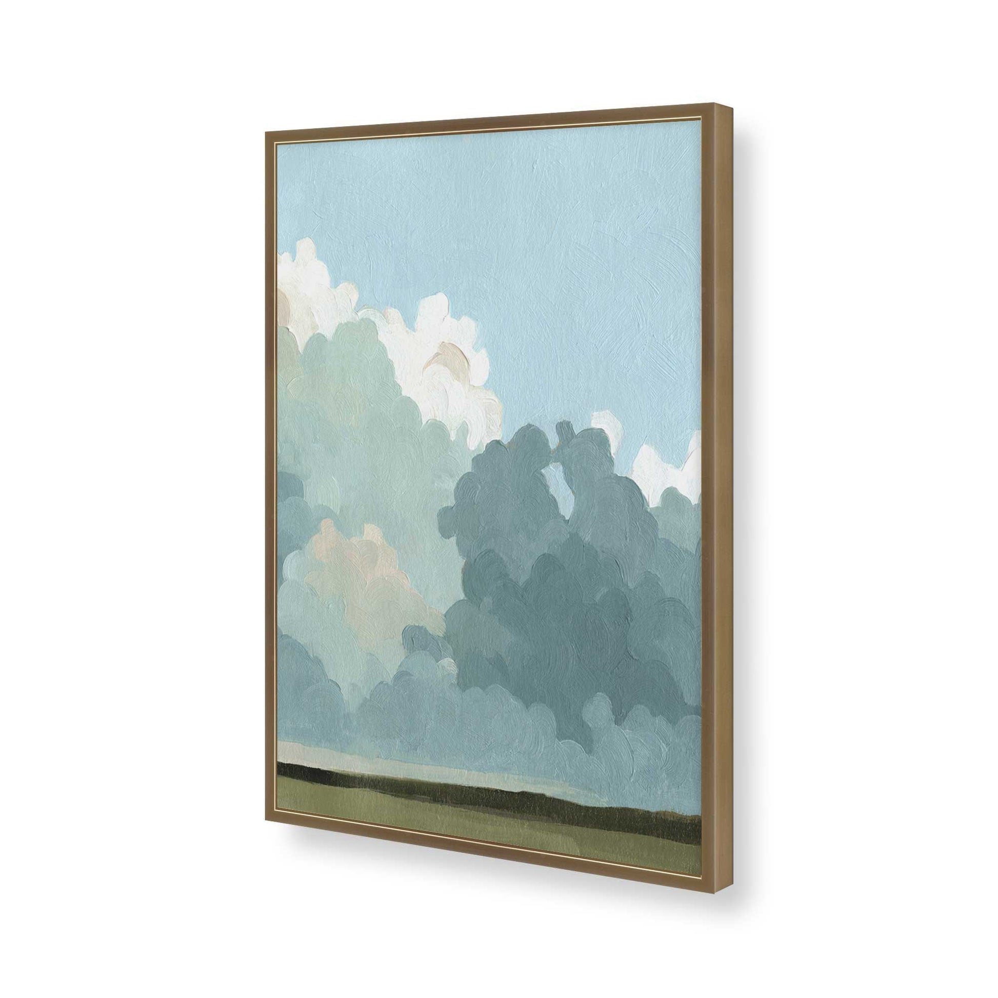 [Color:Brushed Gold], Picture of art in a Brushed Gold frame of the corner