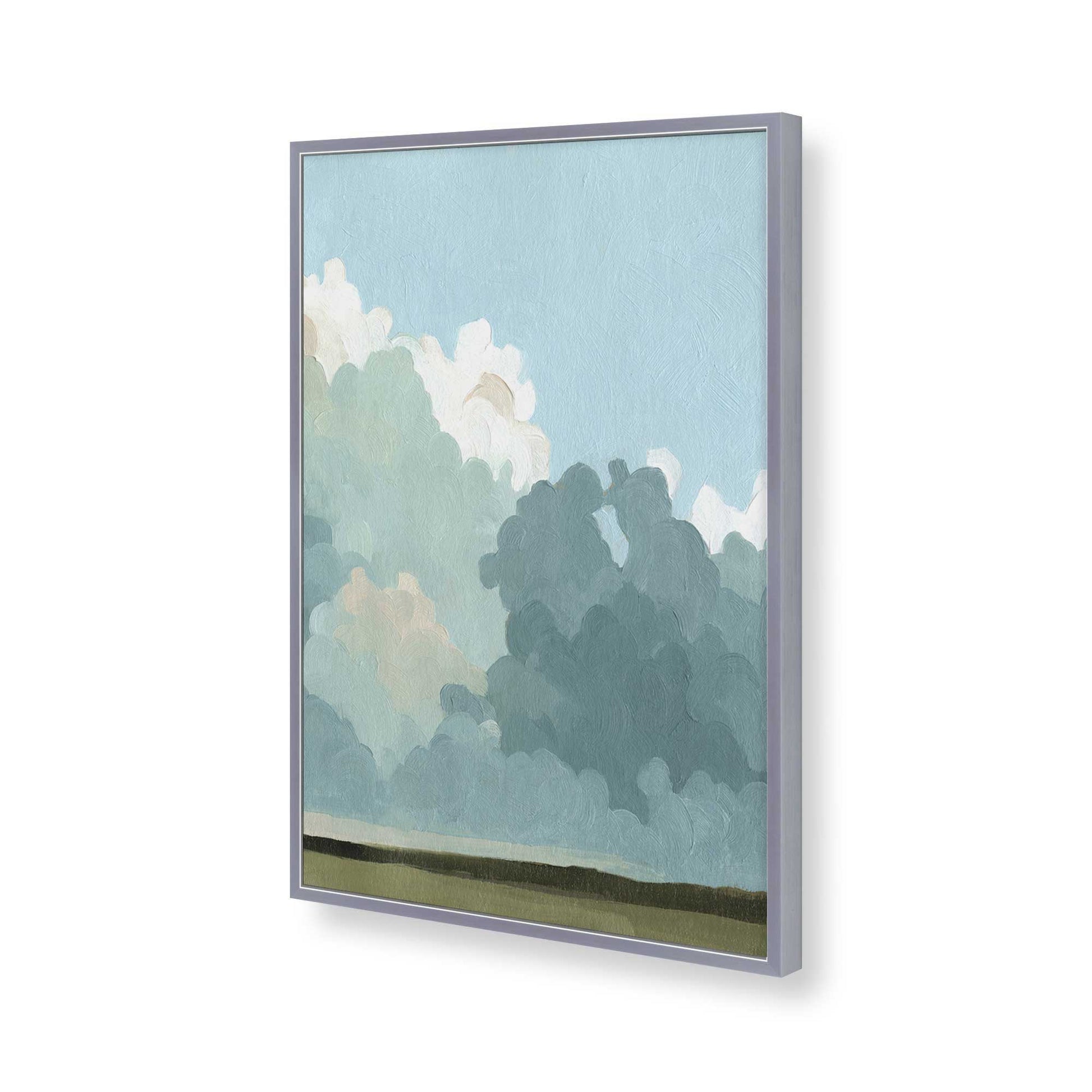 [Color:Polished Chrome], Picture of art in a Polished Chrome frame of the corner