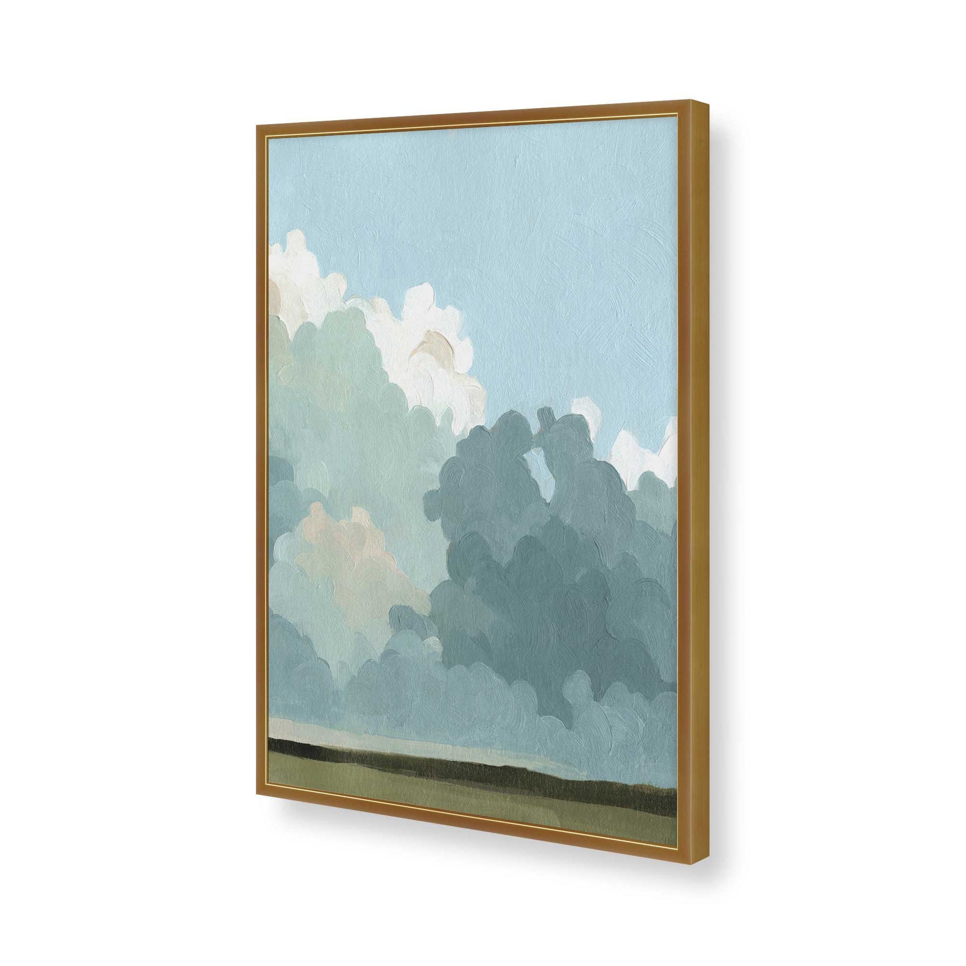 [Color:Polished Gold], Picture of art in a Polished Gold frame of the corner