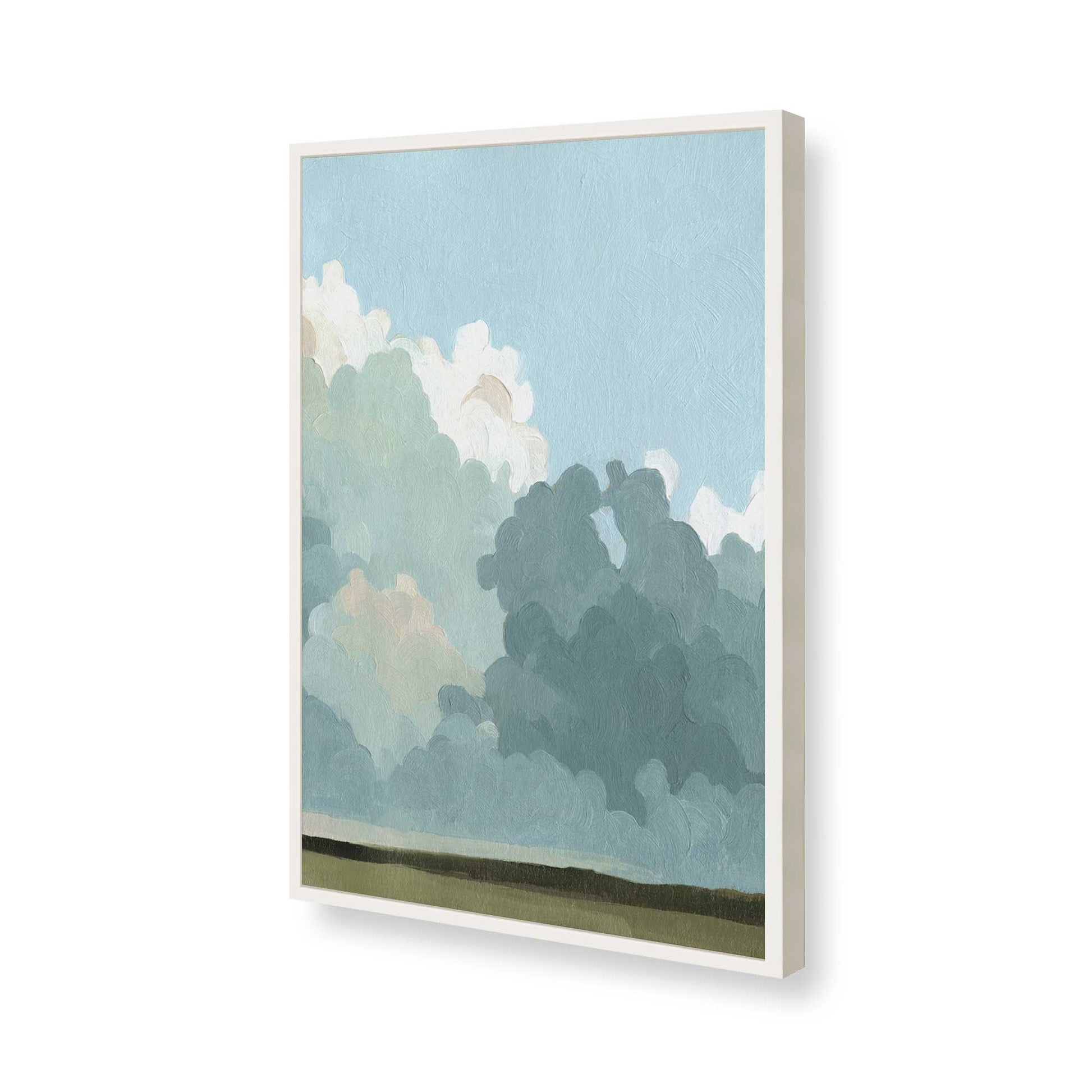 [Color:Opaque White], Picture of art in a Opaque White frame of the corner