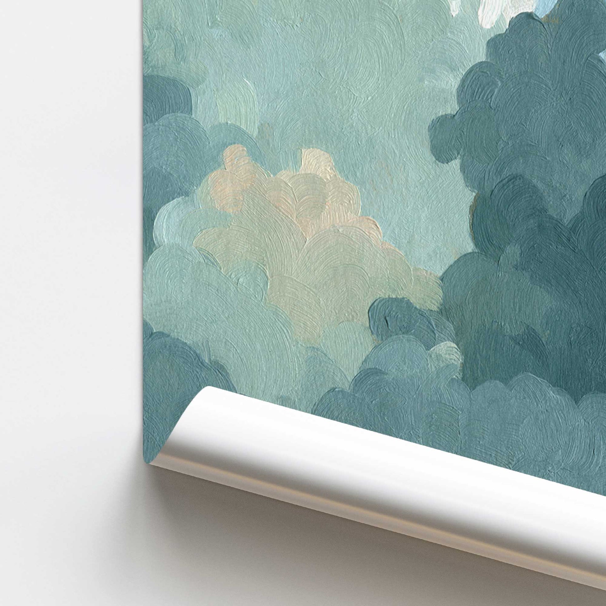 [color:Rolled Print], Picture of close up of art