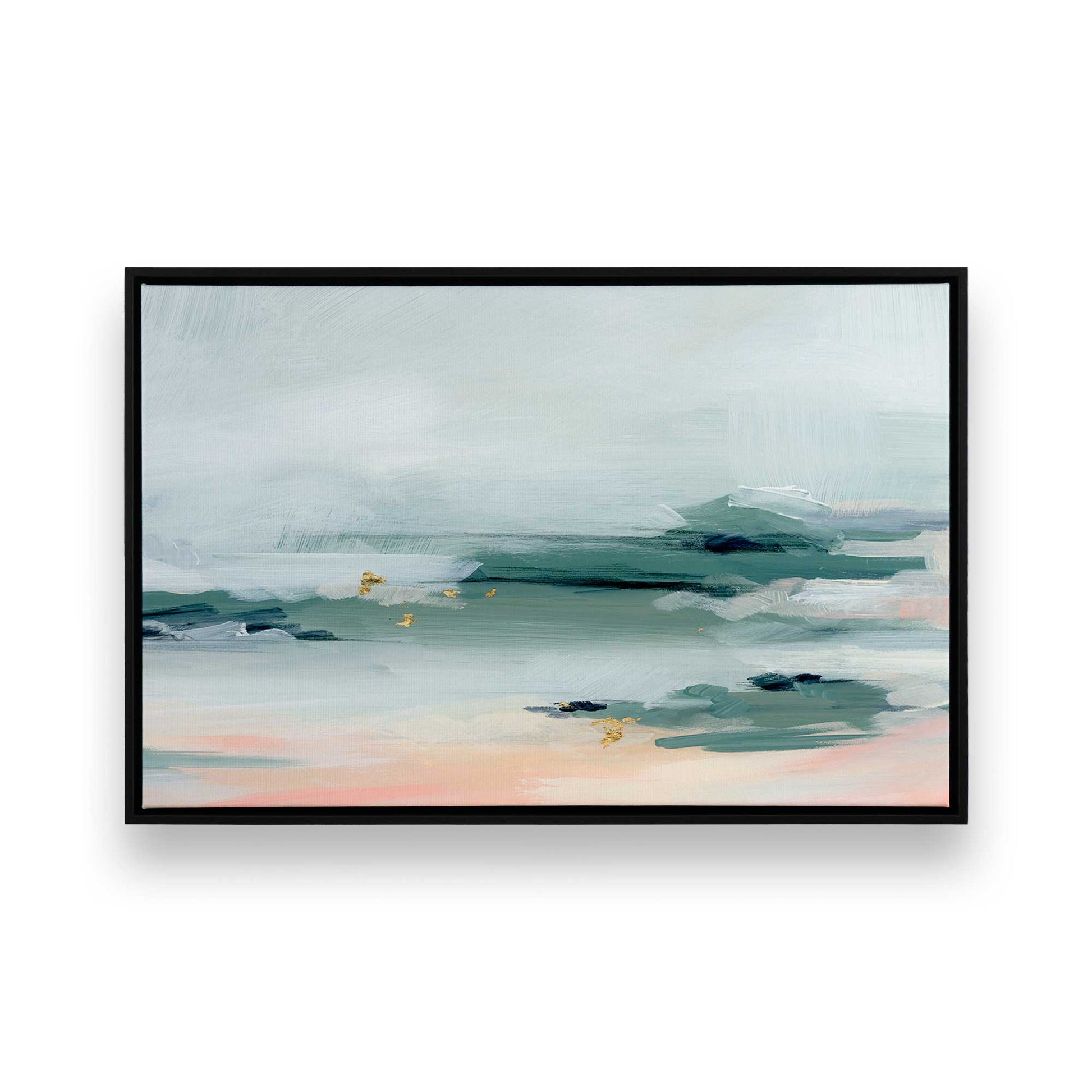 [Color:Satin Black], Picture of art in a Satin Black frame