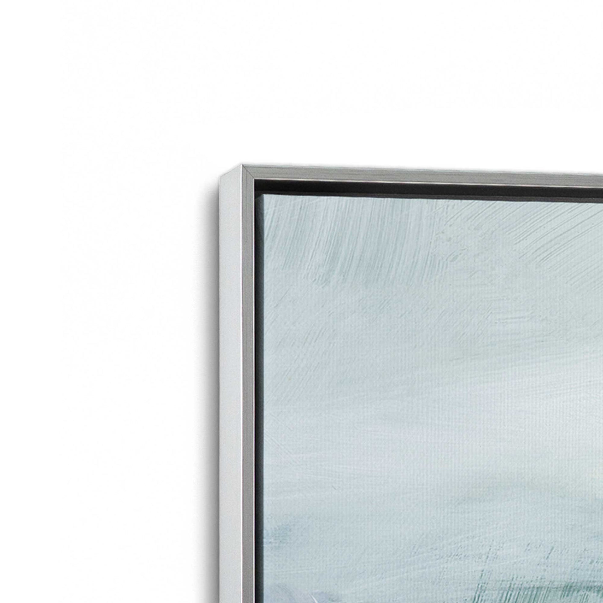 [Color:Polished Chrome], Picture of art in a Polished Chrome frame at an angle