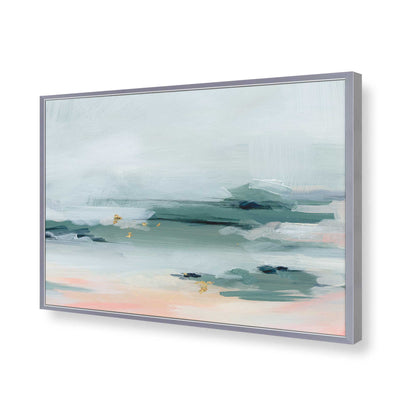 [Color:Polished Chrome], Picture of art in a Polished Chrome frame of the corner