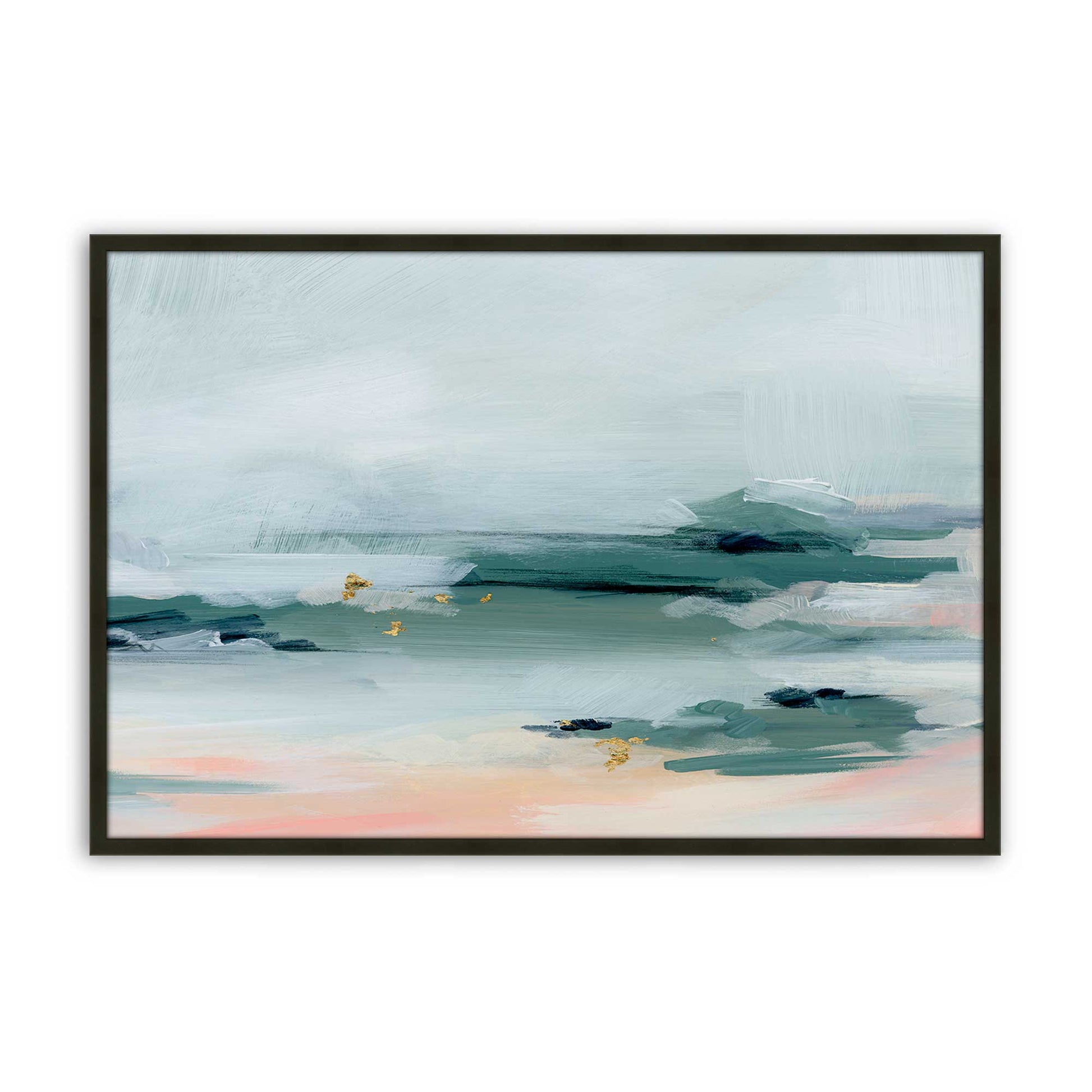 [Color:Satin Black], Picture of art in a Satin Black frame