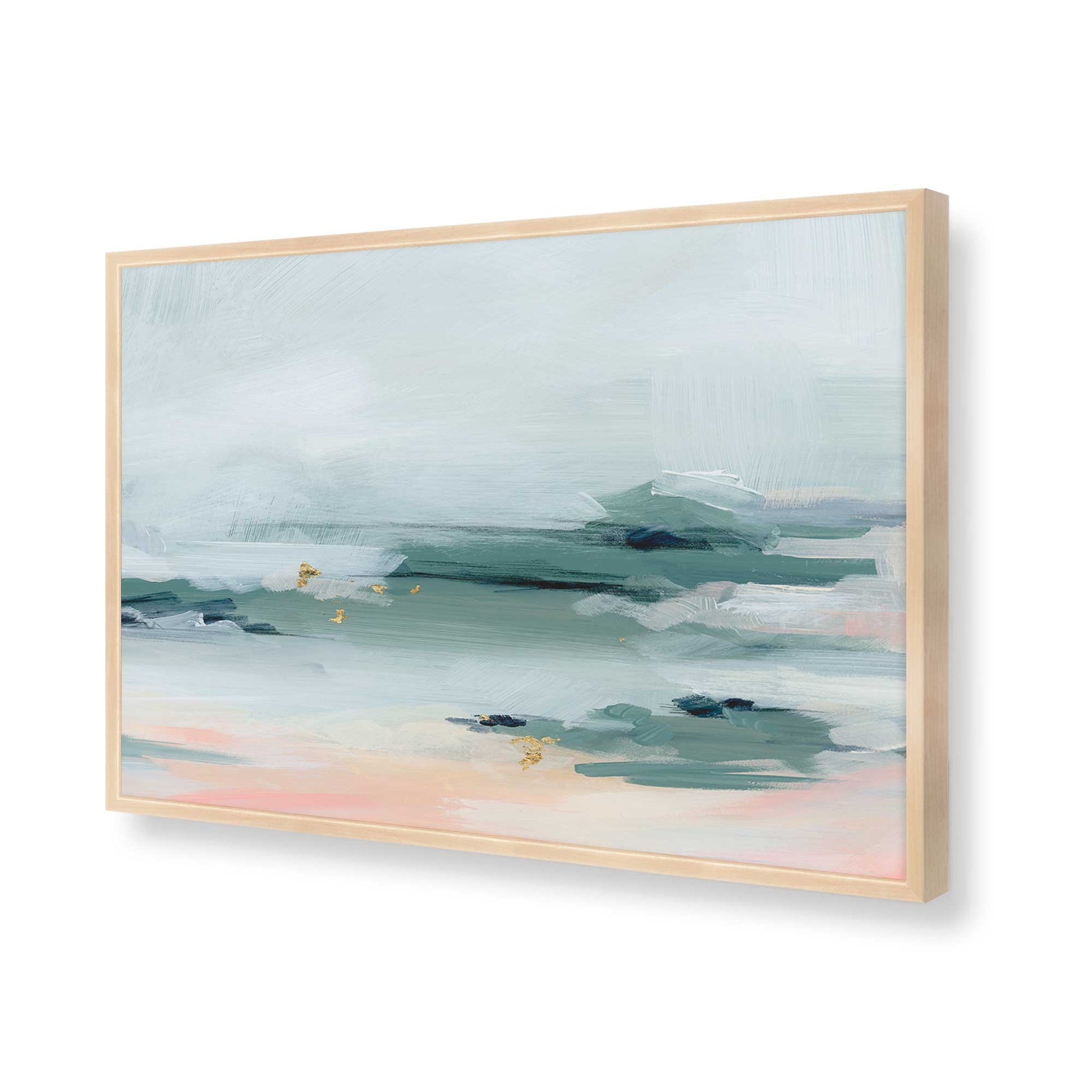[Color:Raw Maple], Picture of art in a Raw Maple frame of the corner