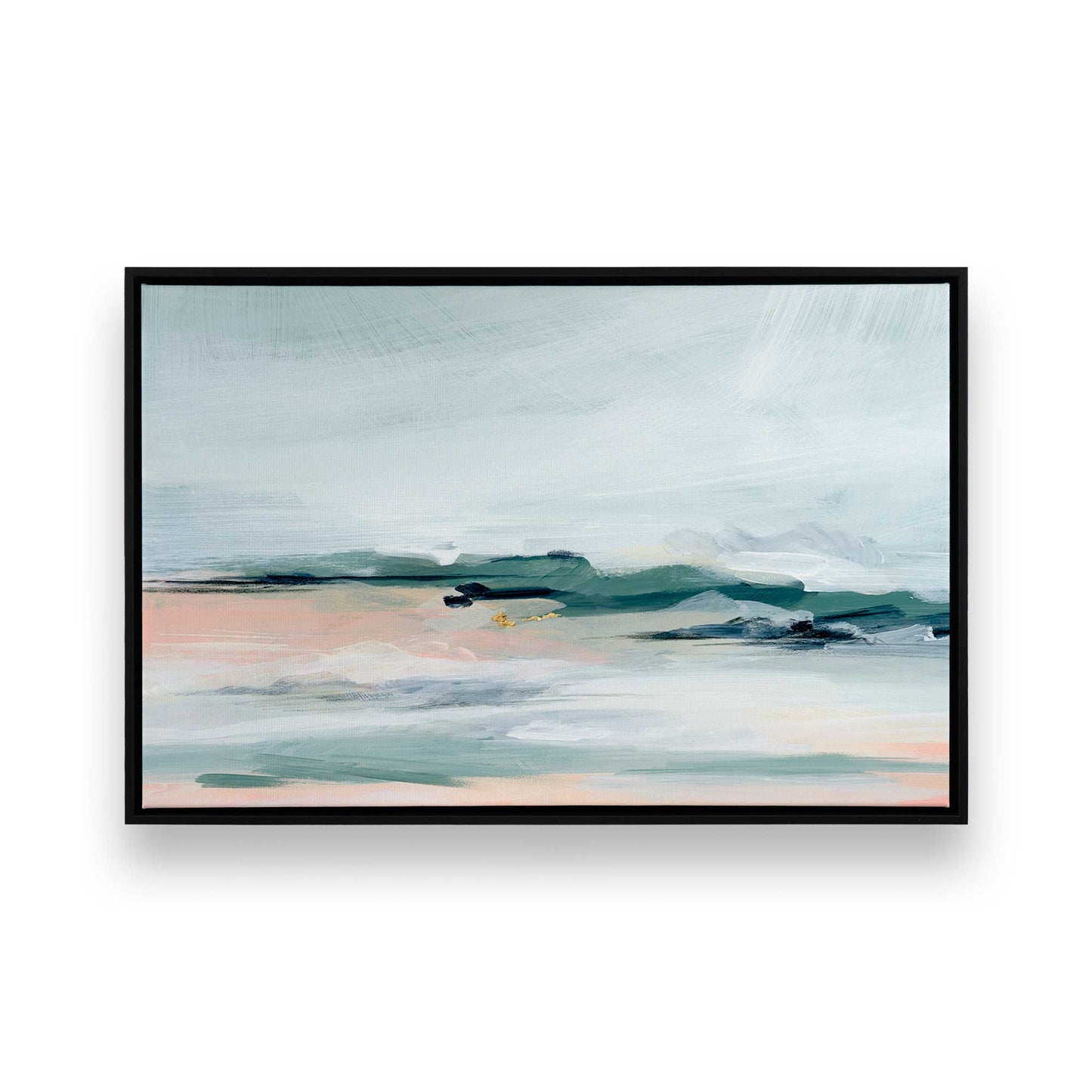 [Color:Satin Black], Picture of art in a Satin Black frame
