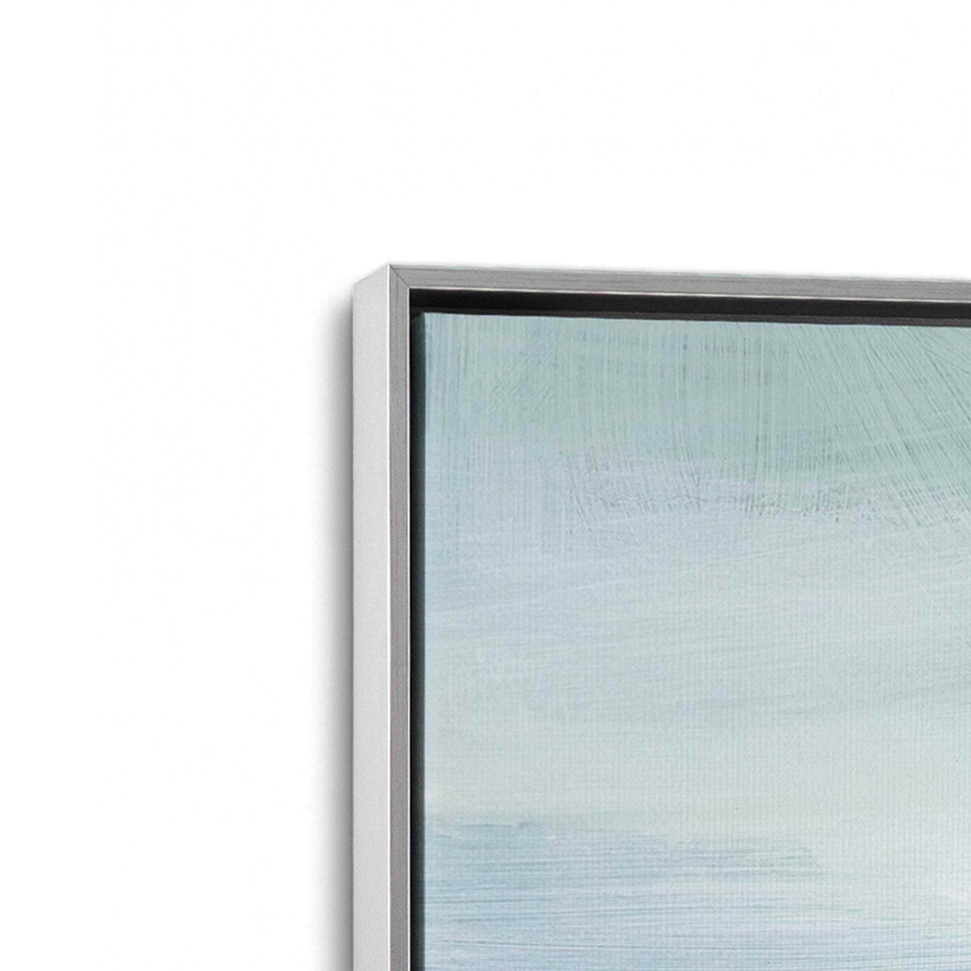 [Color:Polished Chrome], Picture of art in a Polished Chrome frame at an angle