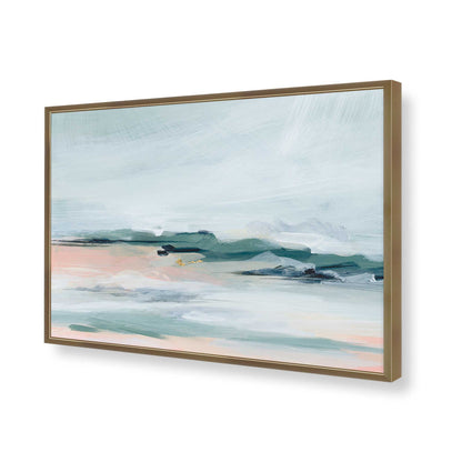 [Color:Brushed Gold], Picture of art in a Brushed Gold frame of the corner