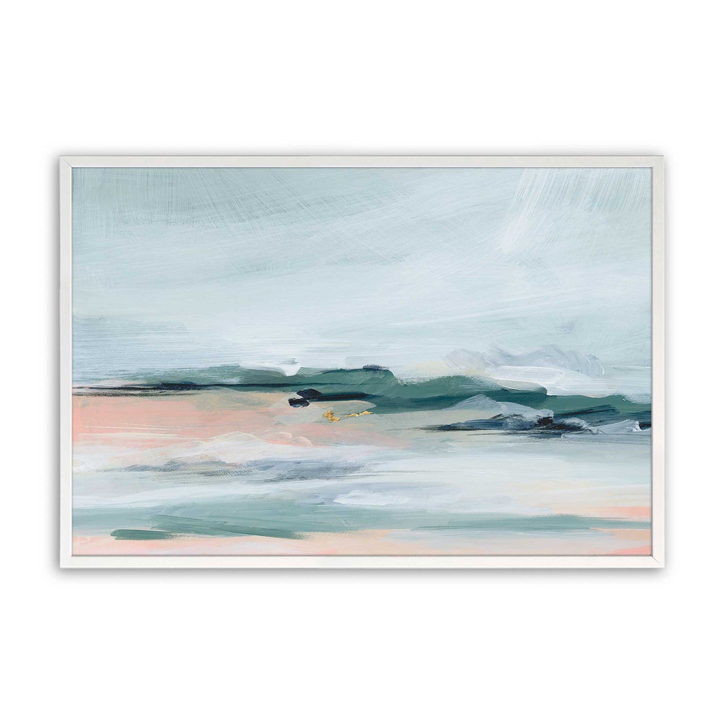 [Color:Opaque White], Picture of art in a Opaque White frame