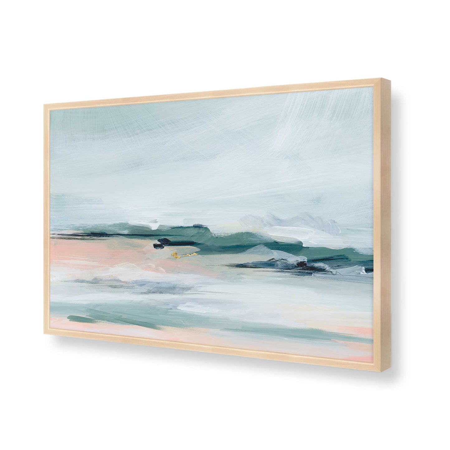 [Color:Raw Maple], Picture of art in a Raw Maple frame of the corner