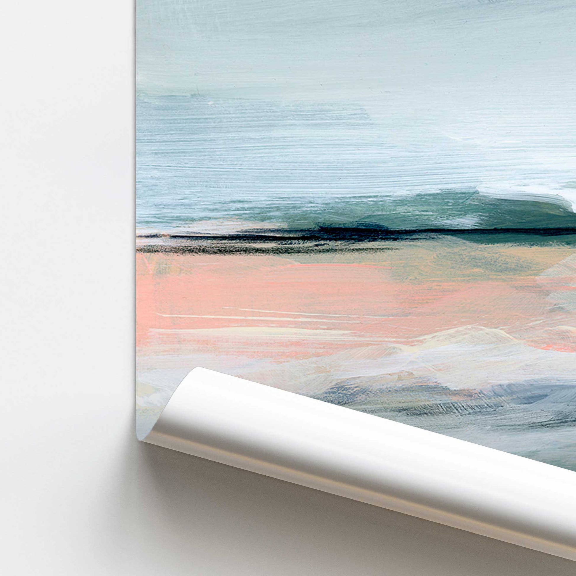 [color:Rolled Print], Picture of close up of art