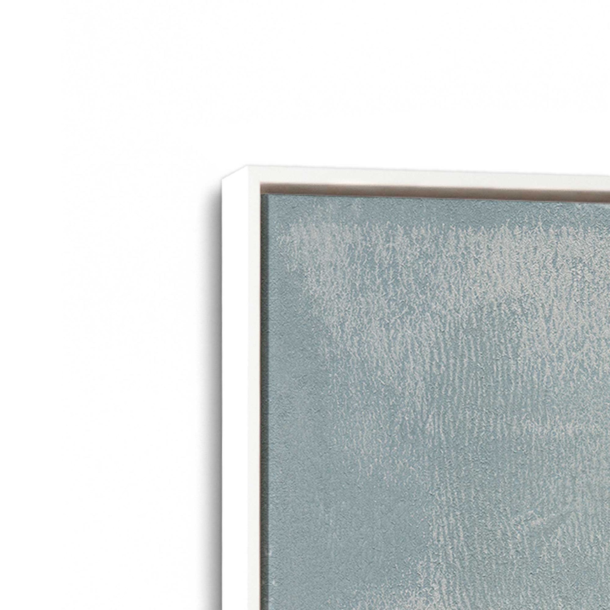 [Color:Opaque White], Picture of art in a White frame at an angle