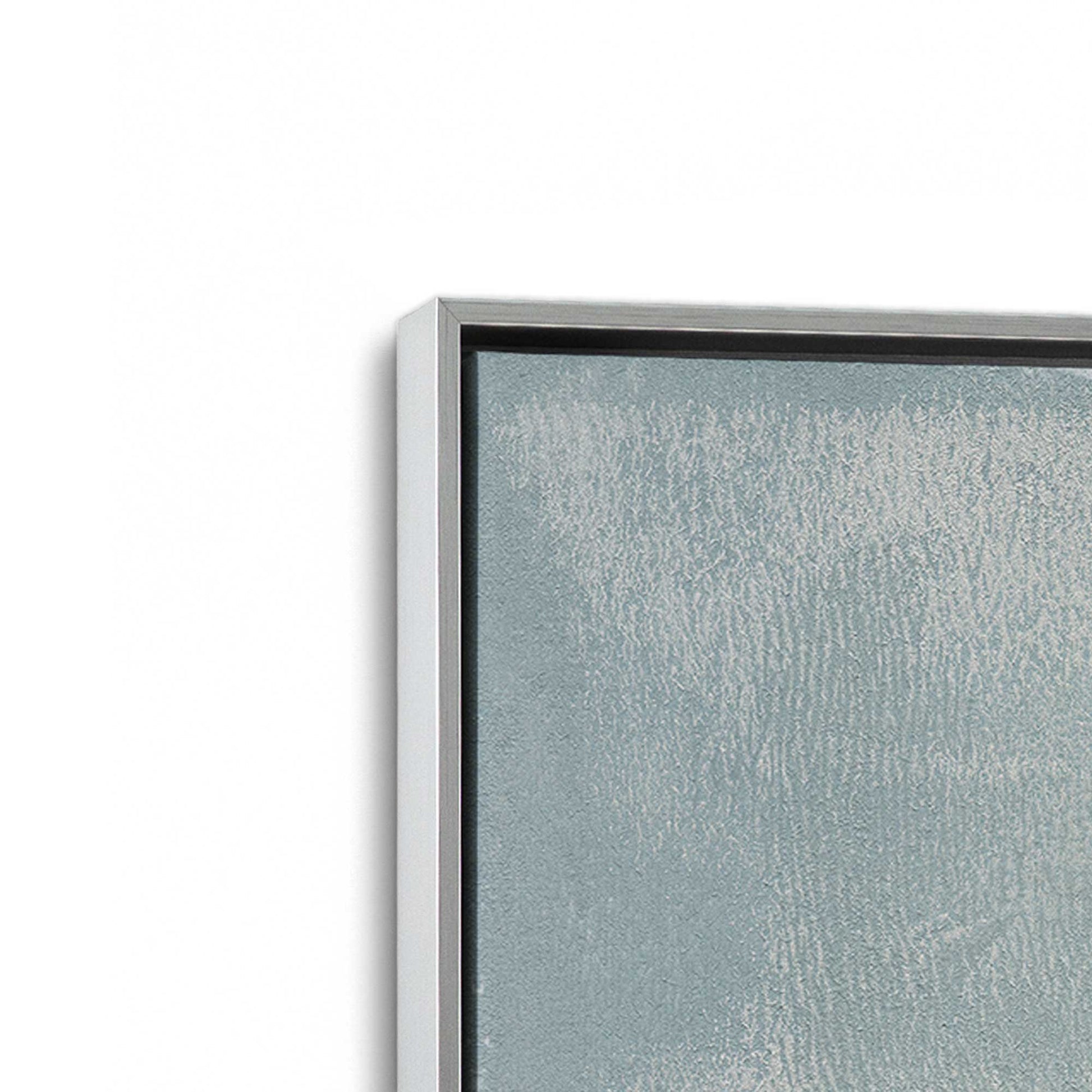 [Color:Polished Chrome], Picture of art in a Polished Chrome frame at an angle