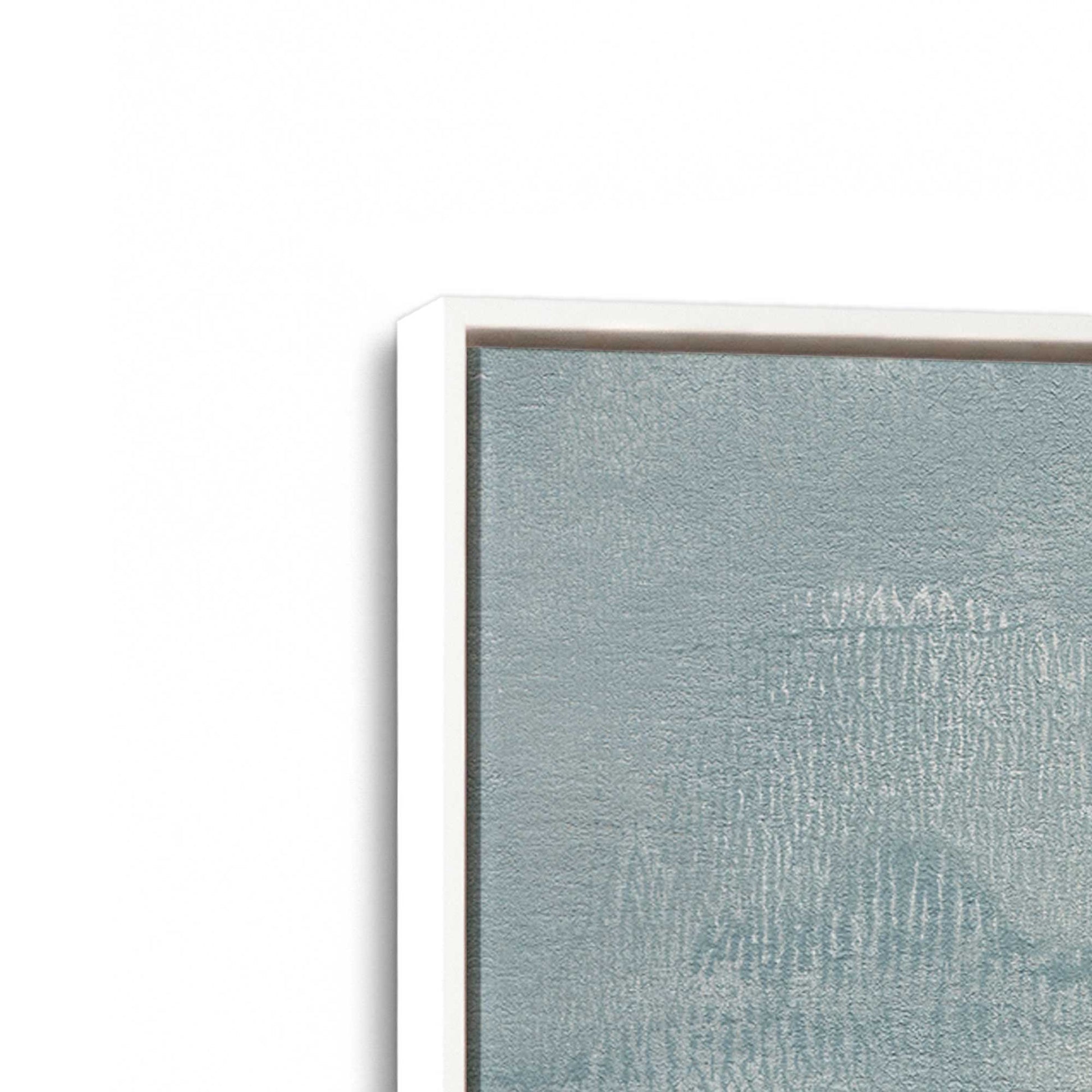 [Color:Opaque White], Picture of art in a White frame at an angle